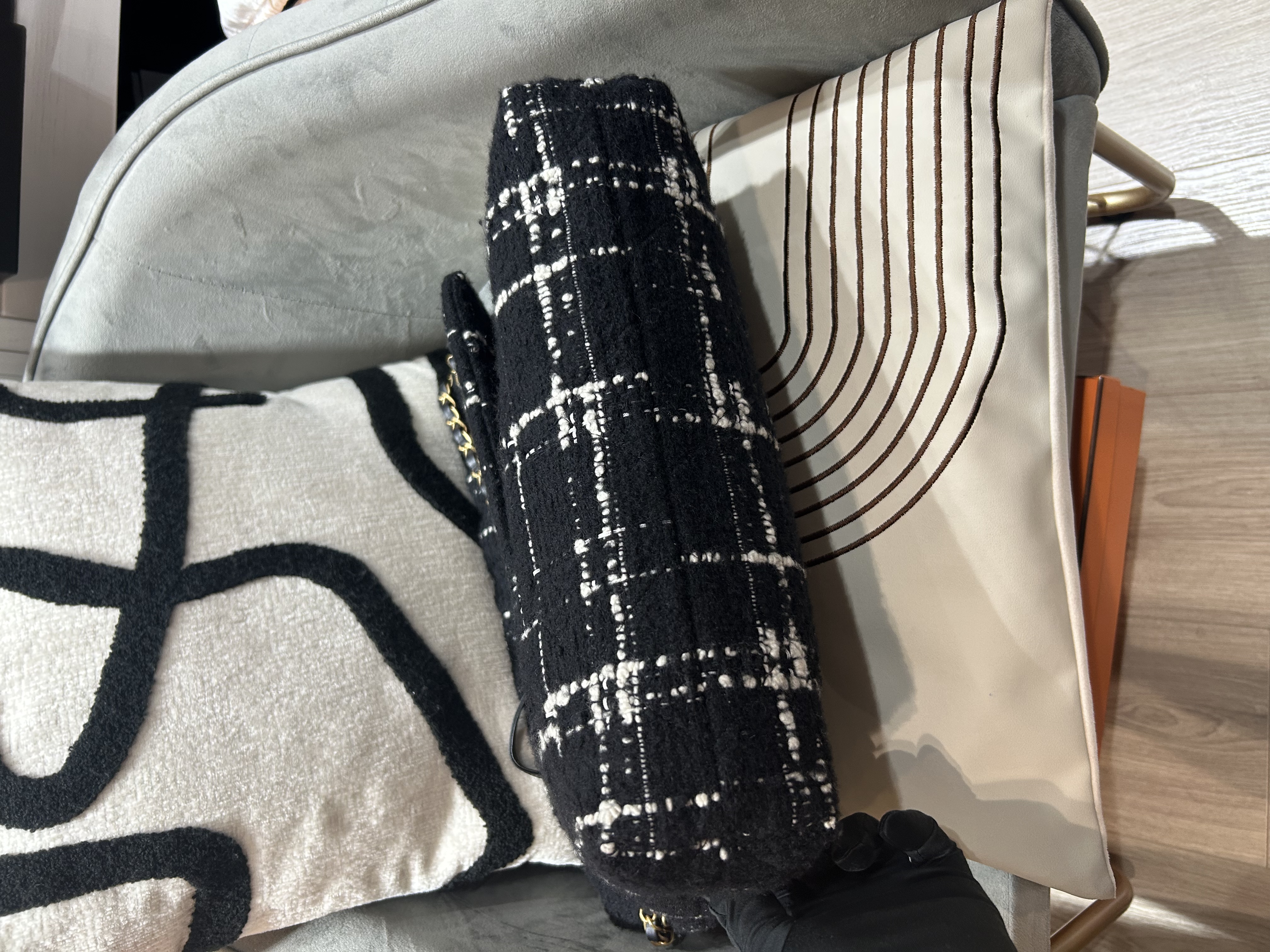 Chanel 22 bag tweed 限量特別版 ,100%Authentic ,全新 ✅晶片✅pouch袋✅塵袋 