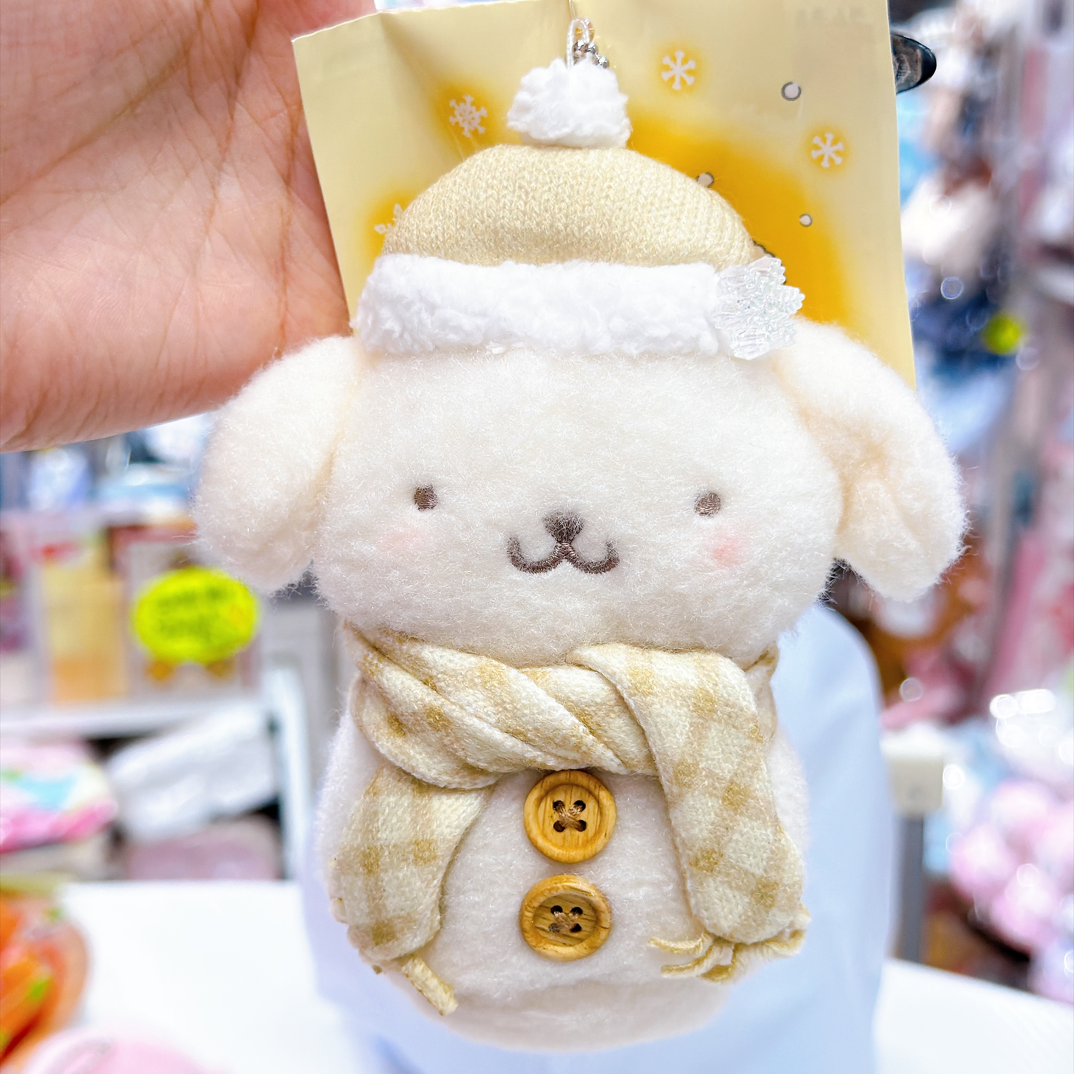 日本直送日本版Sanrio冬日雪人系列公仔 掛飾