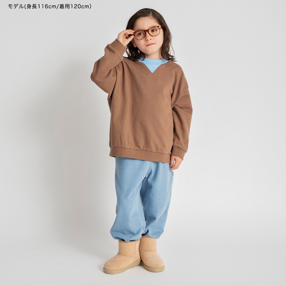 🆕【⭐訂購⭐】🇯🇵日本直送 🌀撞色拼接 後背飾帶 抓絨衛衣［2款選］🌀 [ELJA-0295][261131]