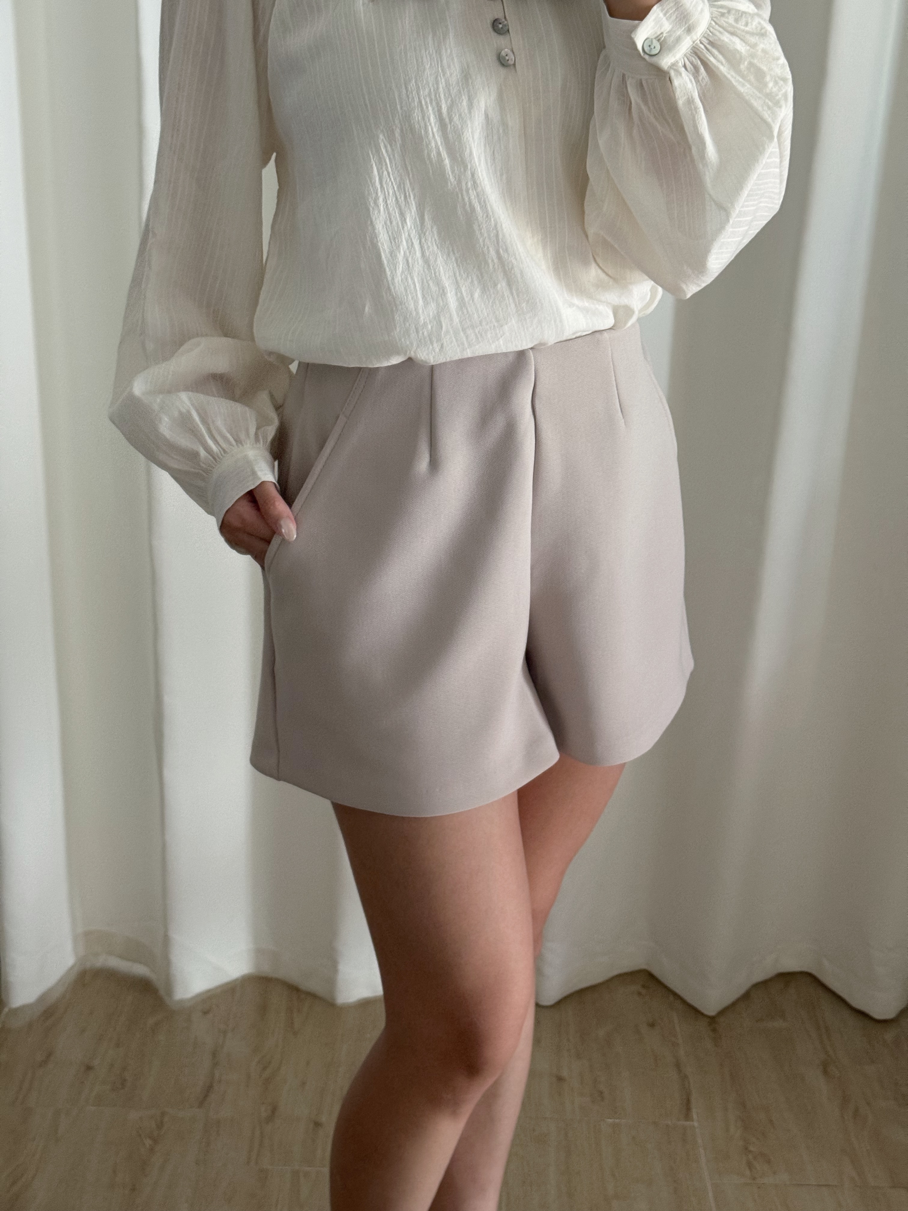 [大碼女生ok!]大彈性傘型短褲(三色入)