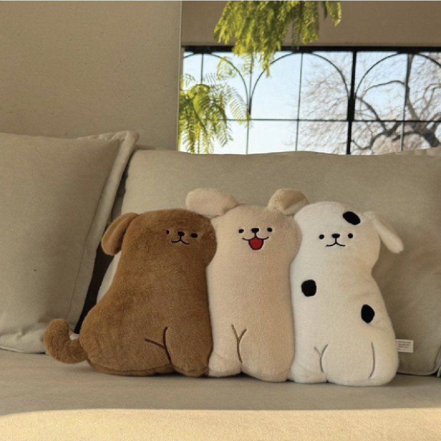 可愛貓犬午睡抱枕