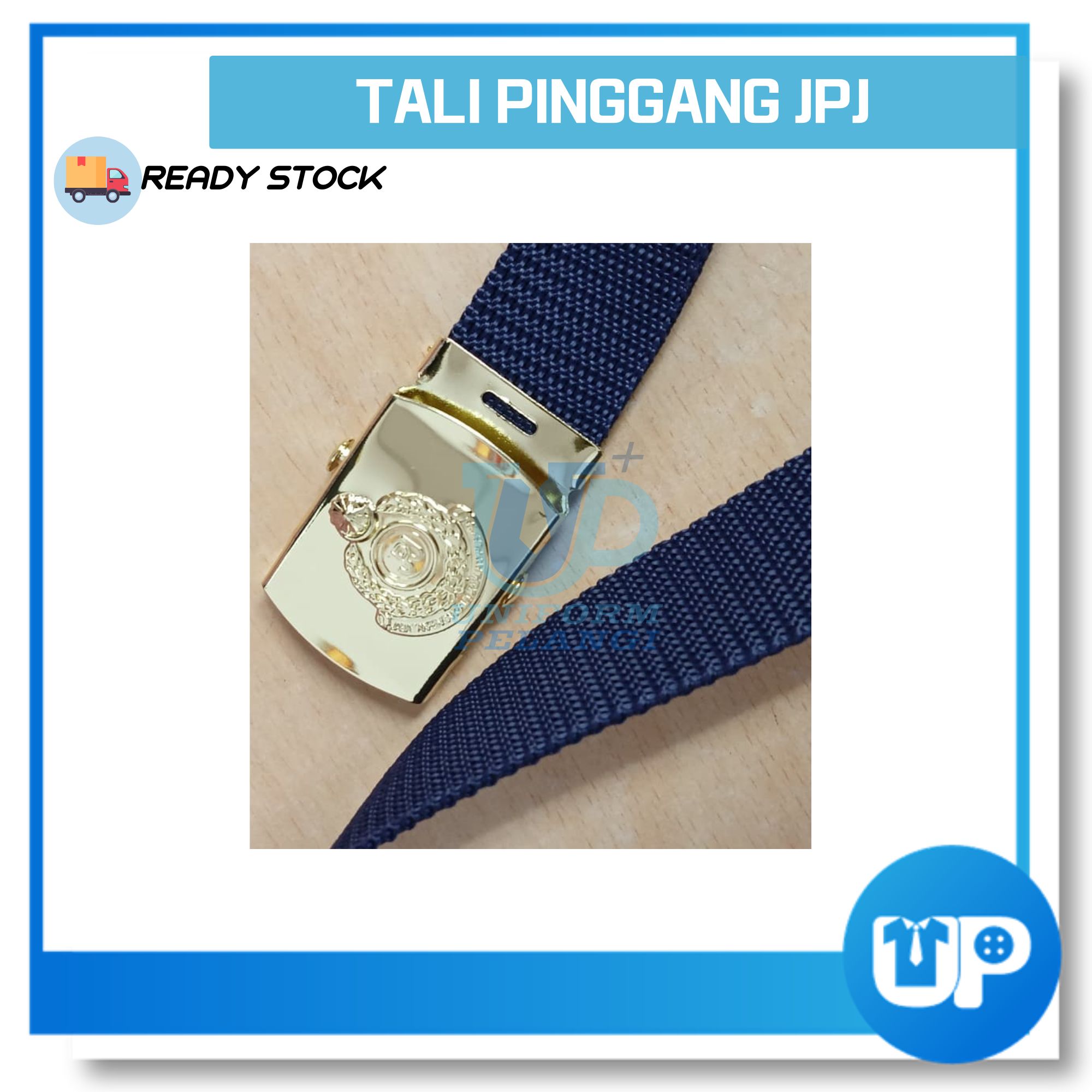 Tali Pinggang Kadet JPJ Kokurikulum Gold Buckle Belt Sekolah