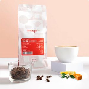 Mingspro 意式經典焙炒咖啡豆 1KG 平行進口(此日期前最佳：2027-04-09）