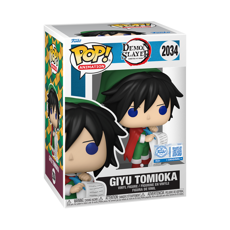 📦訂購 美國代購 Funko POP! Giyu Tomioka (Holiday Outfit) Figure 鬼滅之刃 富岡義勇 模型
