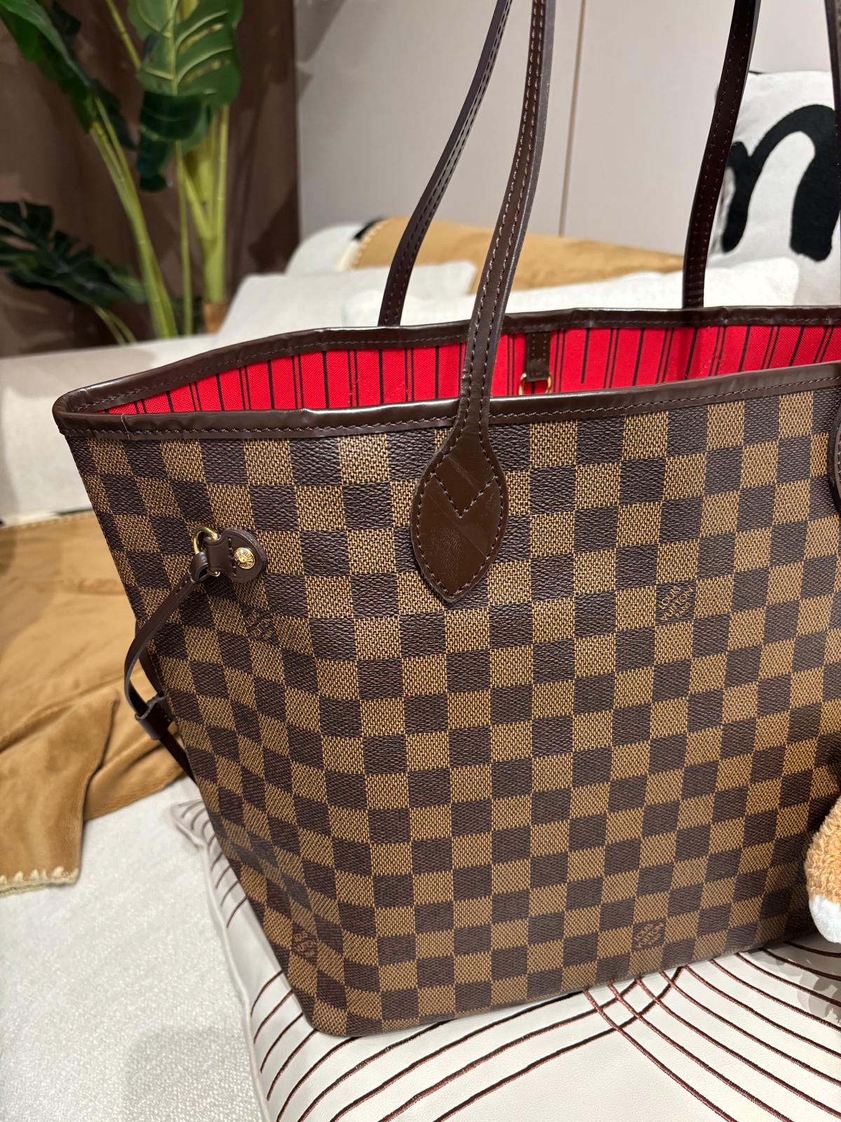 LV Neverfull MM 100%Authentic, 98%New ✅Dust bag