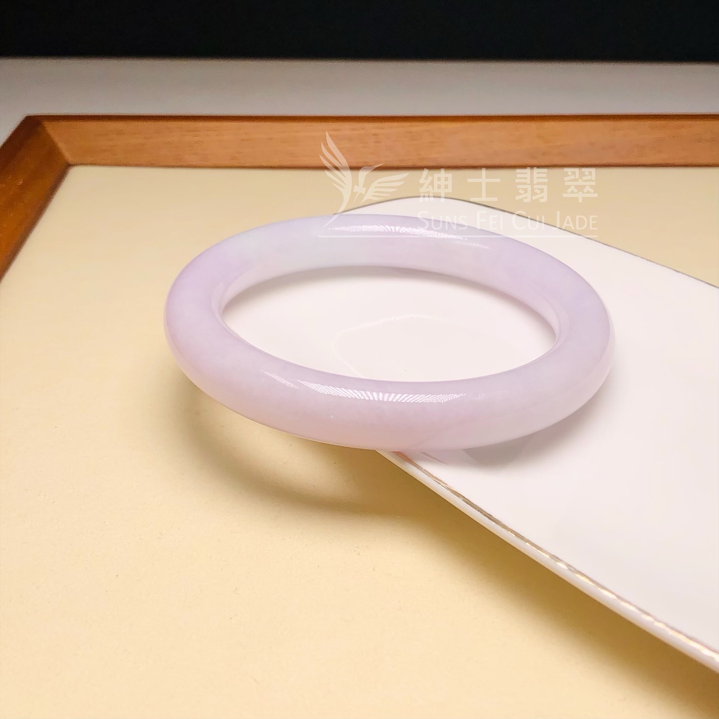 木那粉紫春彩圓鐲61.7mm