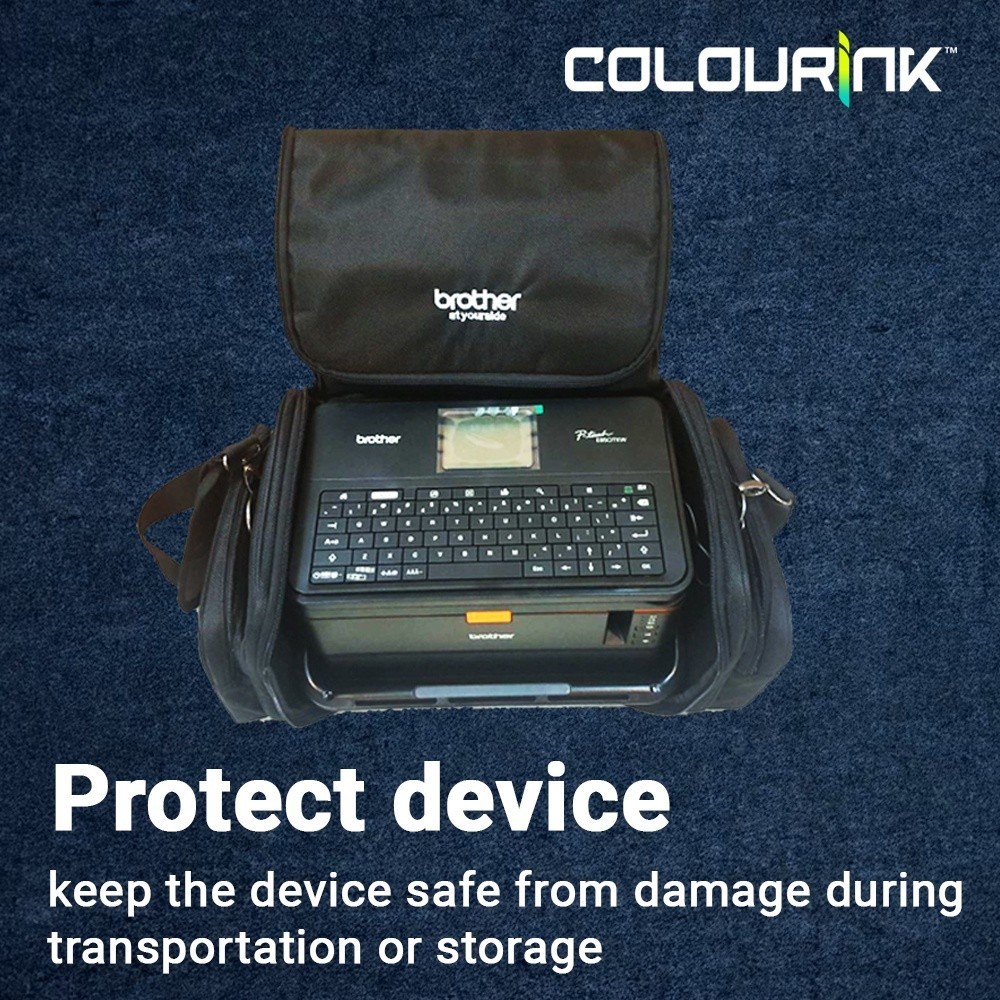 Portable Hand Carry Bag Protection For Brother P-Touch PT-E850TKW Industrial PVC Tube Printing Label Printer E850