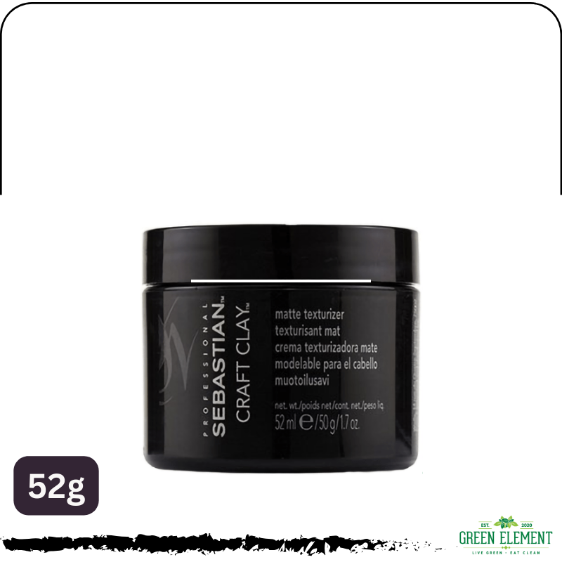 Sebastian Craft Clay – Matte Texturizer (1.7 Oz / 50 G) – Natural Hold, Fast Drying, NIB