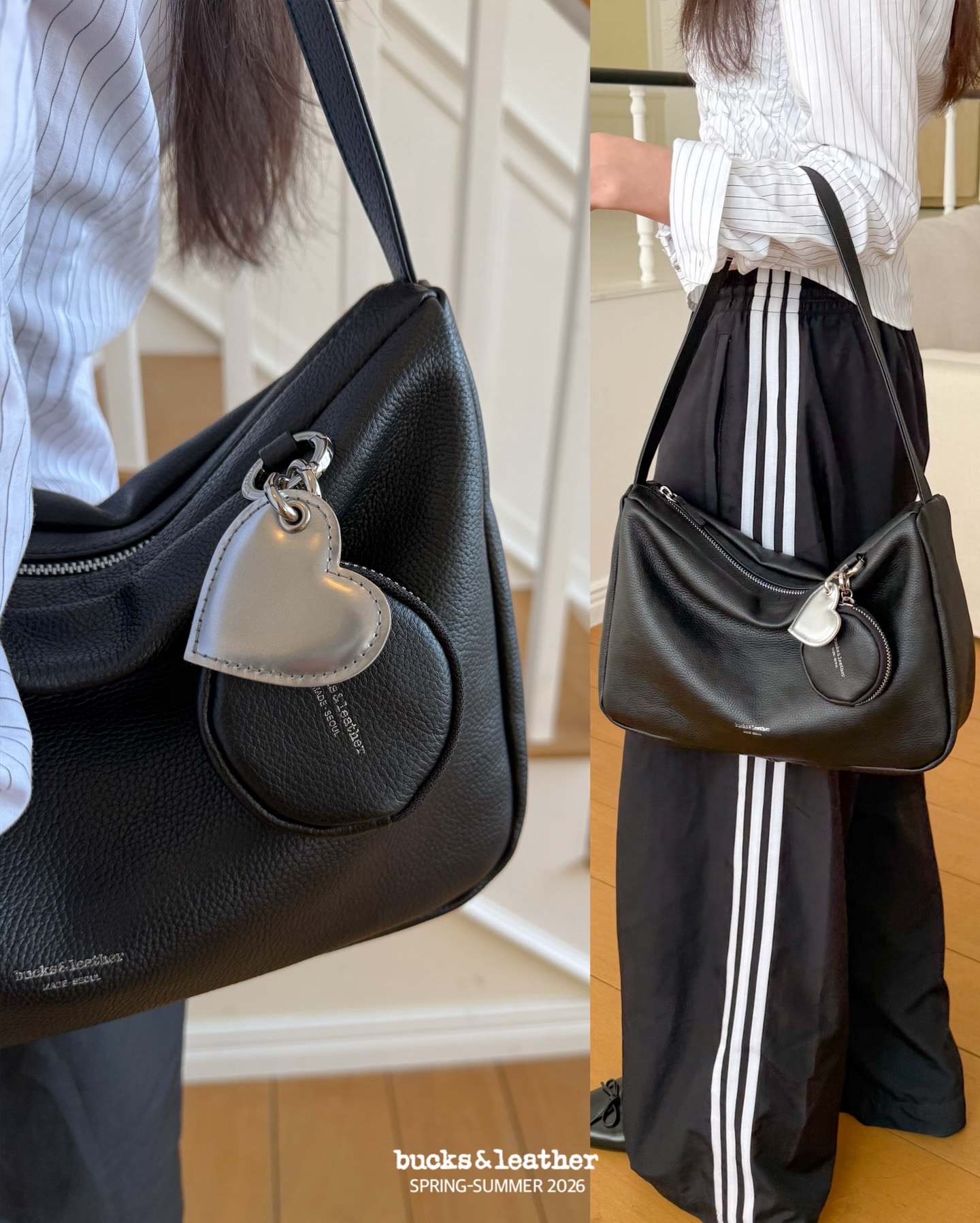 【26SS】 預訂_Heart Keyring MiniBy Bucks & leather