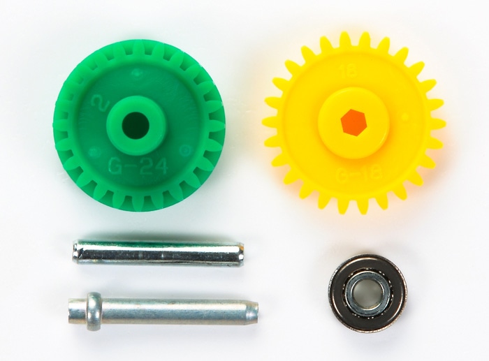 MINI 4WD HIGH SPEED EX COUNTER GEAR SET (GEAR RATIO 3.7:1)