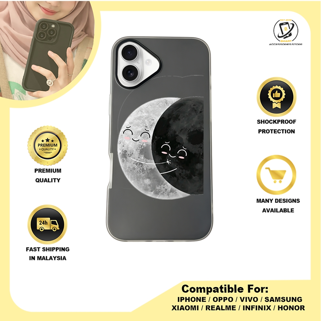 JELLY CASE PHONE FOR IPHONE - DESIGN MOON B