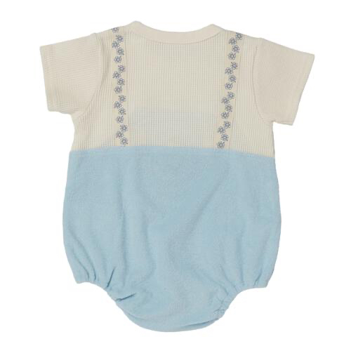 🇯🇵預訂 日本直送🇯🇵史迪仔刺繡貼花吊帶短袖包屁衣