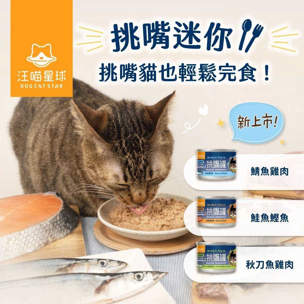 汪喵星球-貓主食罐｜迷你無膠早餐罐 55g(一箱24罐）