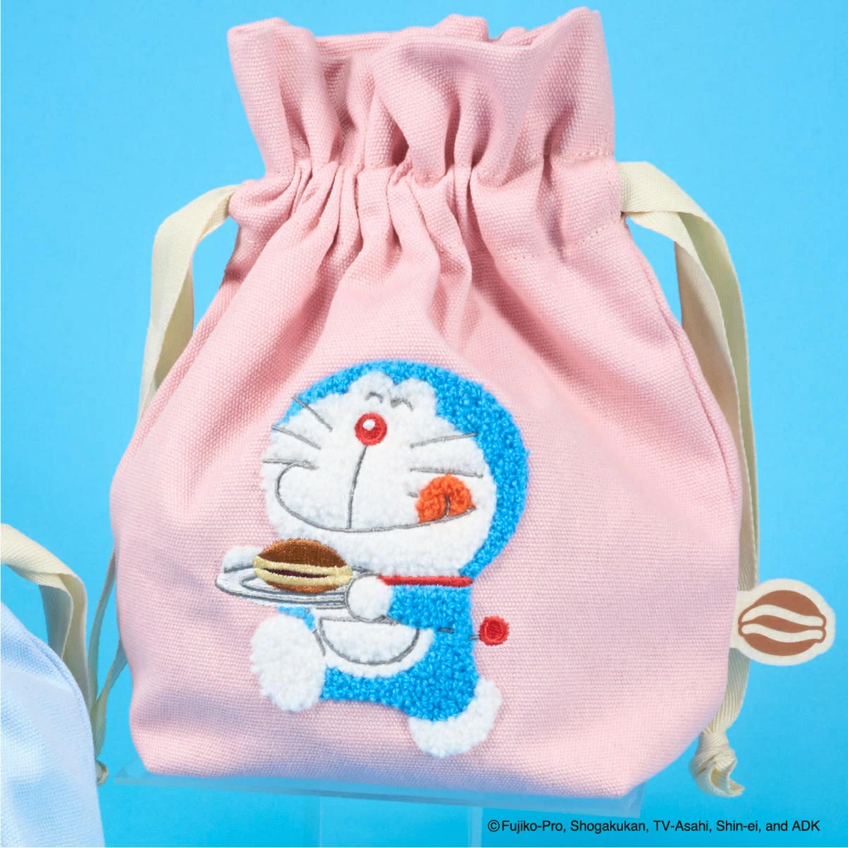 [現貨] 多啦A夢袋 索繩袋 束口袋 法寶 刺繡圖案 Doraemon