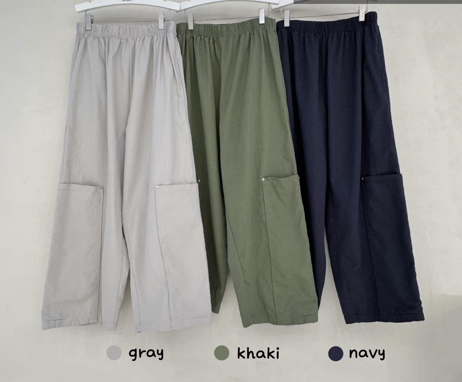 薄棉舒適休閒褲