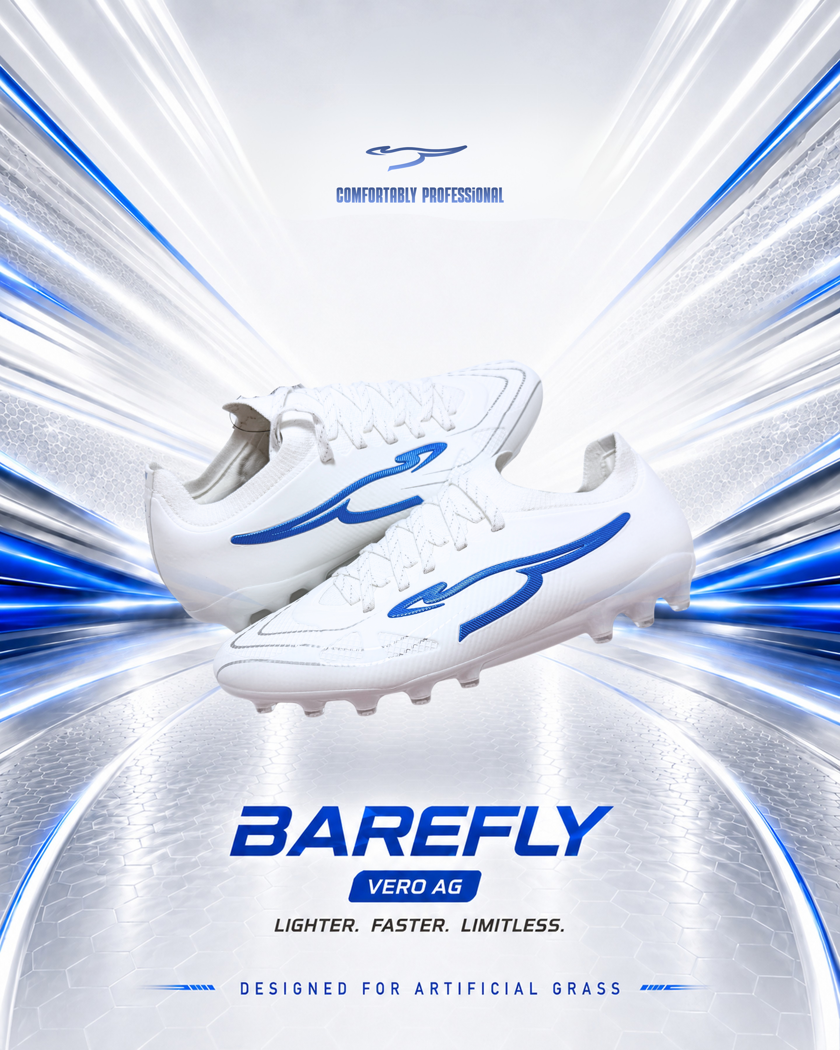 Caddy Barefly Vero AG - 襪套式 速度 × 控制型 AG 波boot足球鞋
