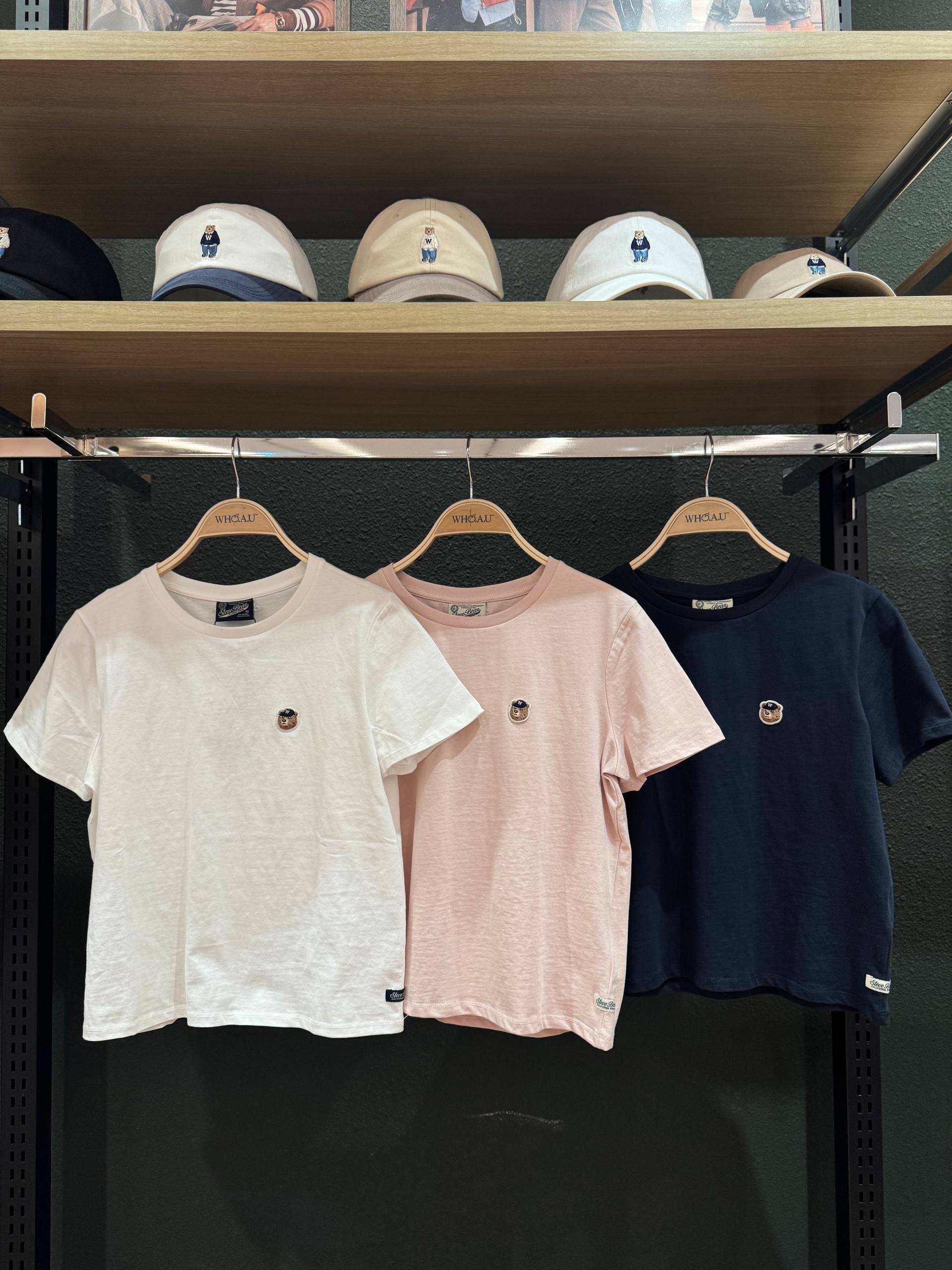 🇰🇷Whoau 小熊cotton上衣✨