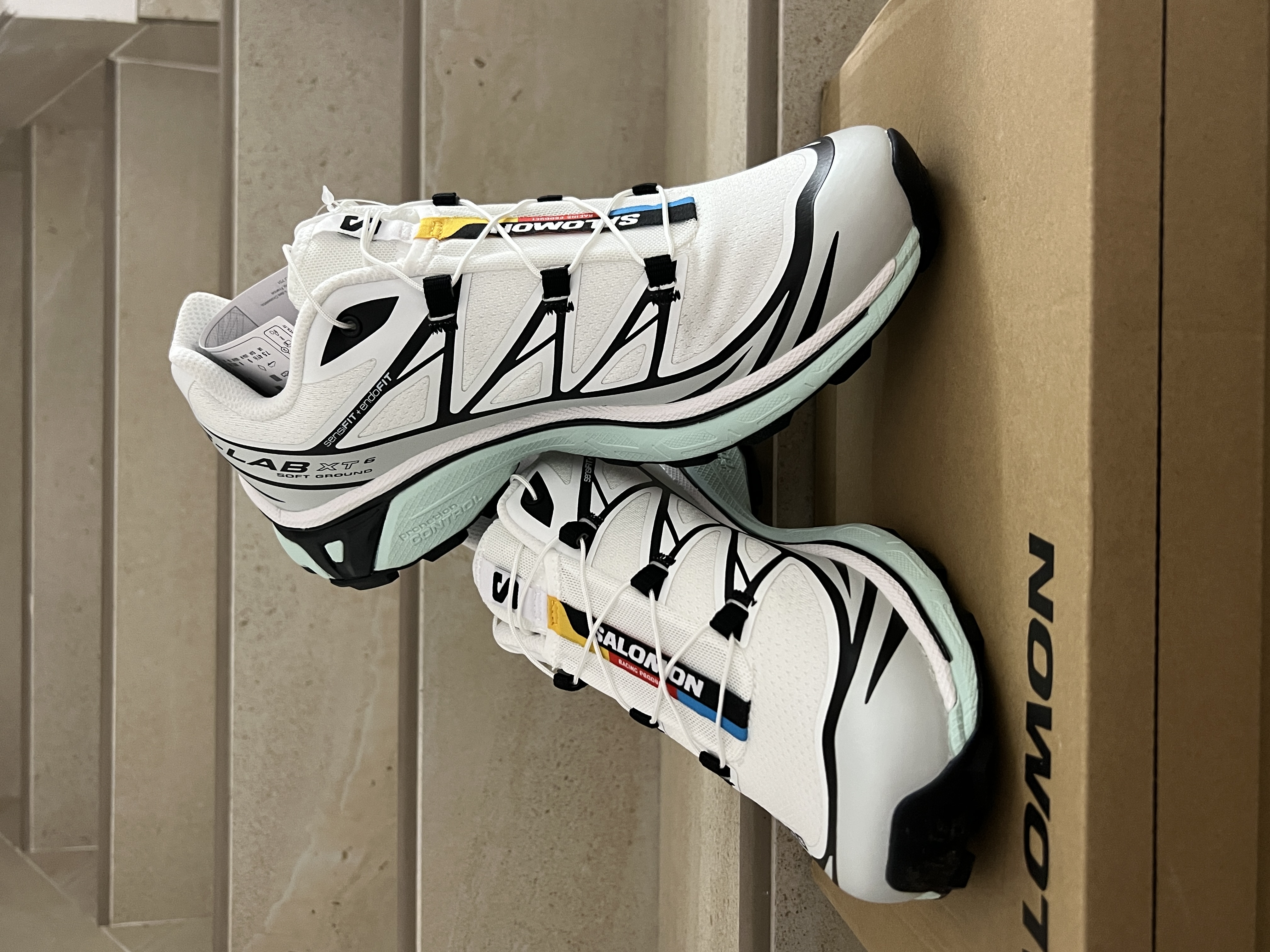 Salomon XT6 White Lunar Rock Icy 413173 