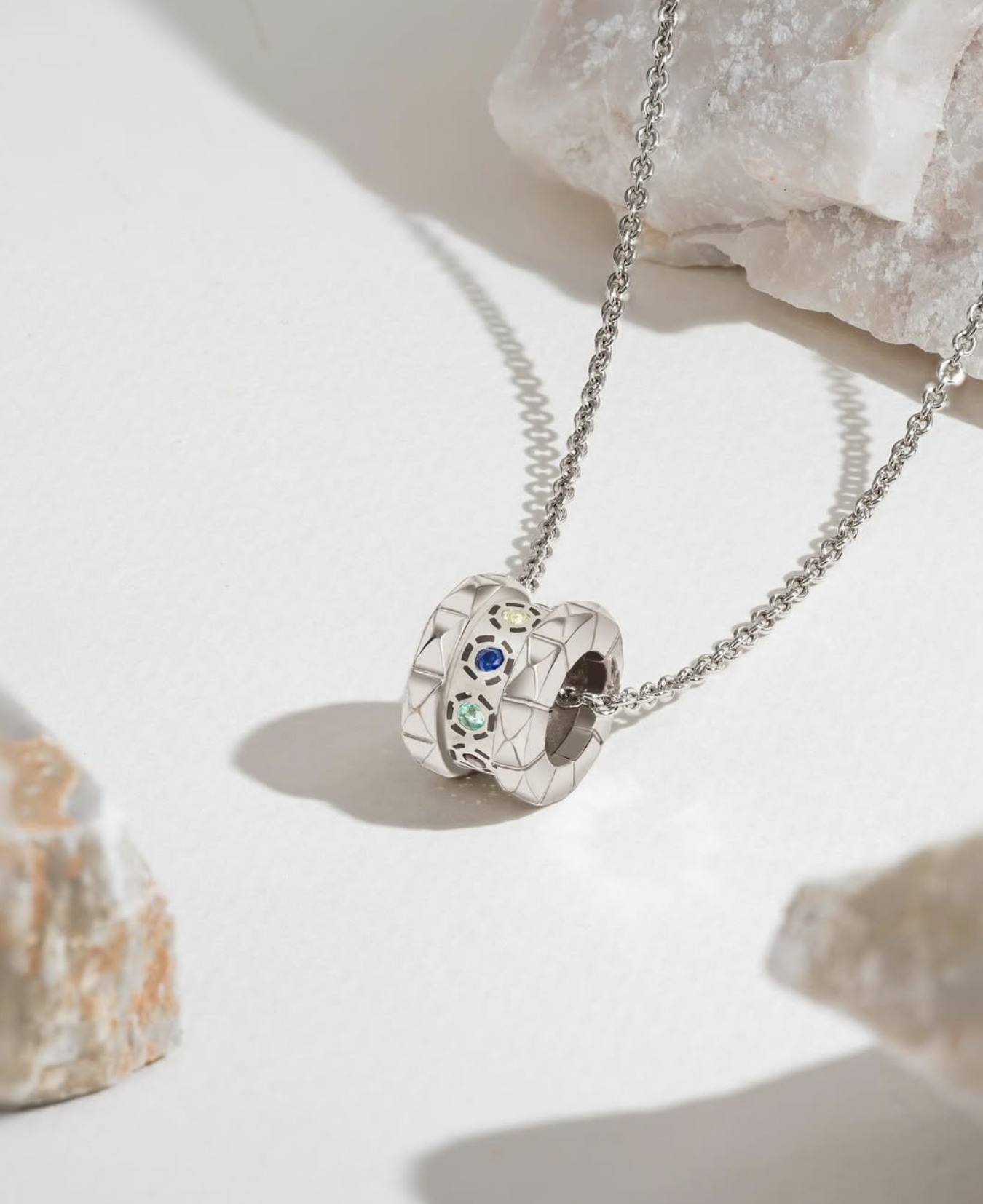 MINES WHISPER OF LUCK NECKLACE 九寶石幸運項鏈