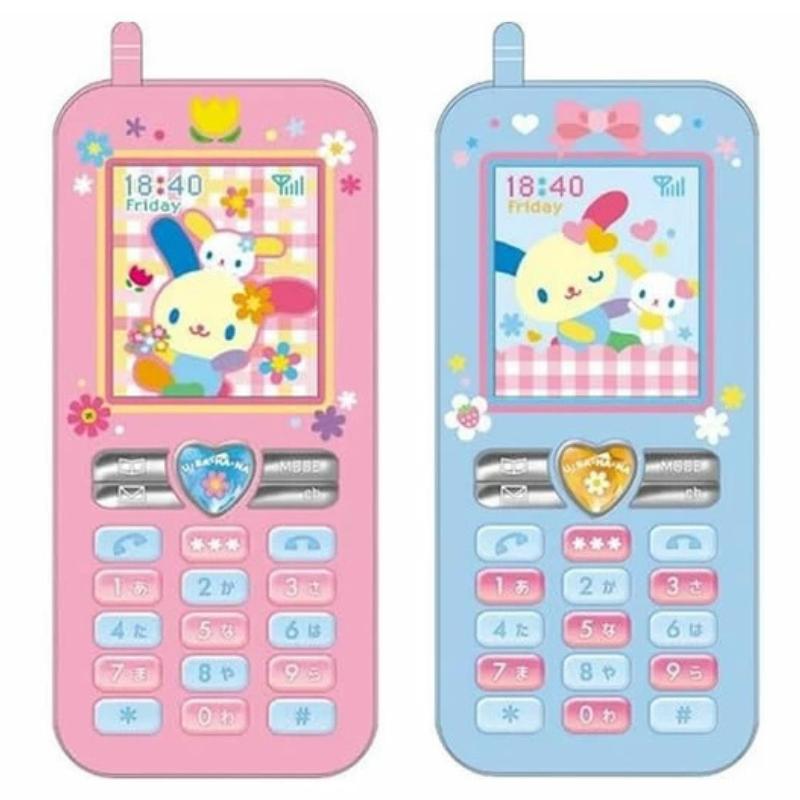 Sanrio USAHANA 花小兔 懷舊摺機造型筆袋