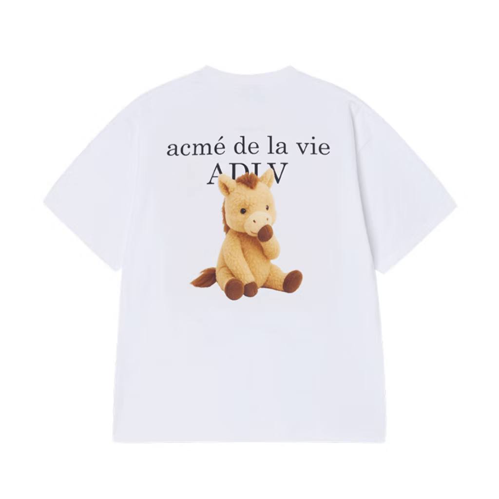 AD71 ADLV: Horse Basic Logo Short Sleeve T-Shirt
