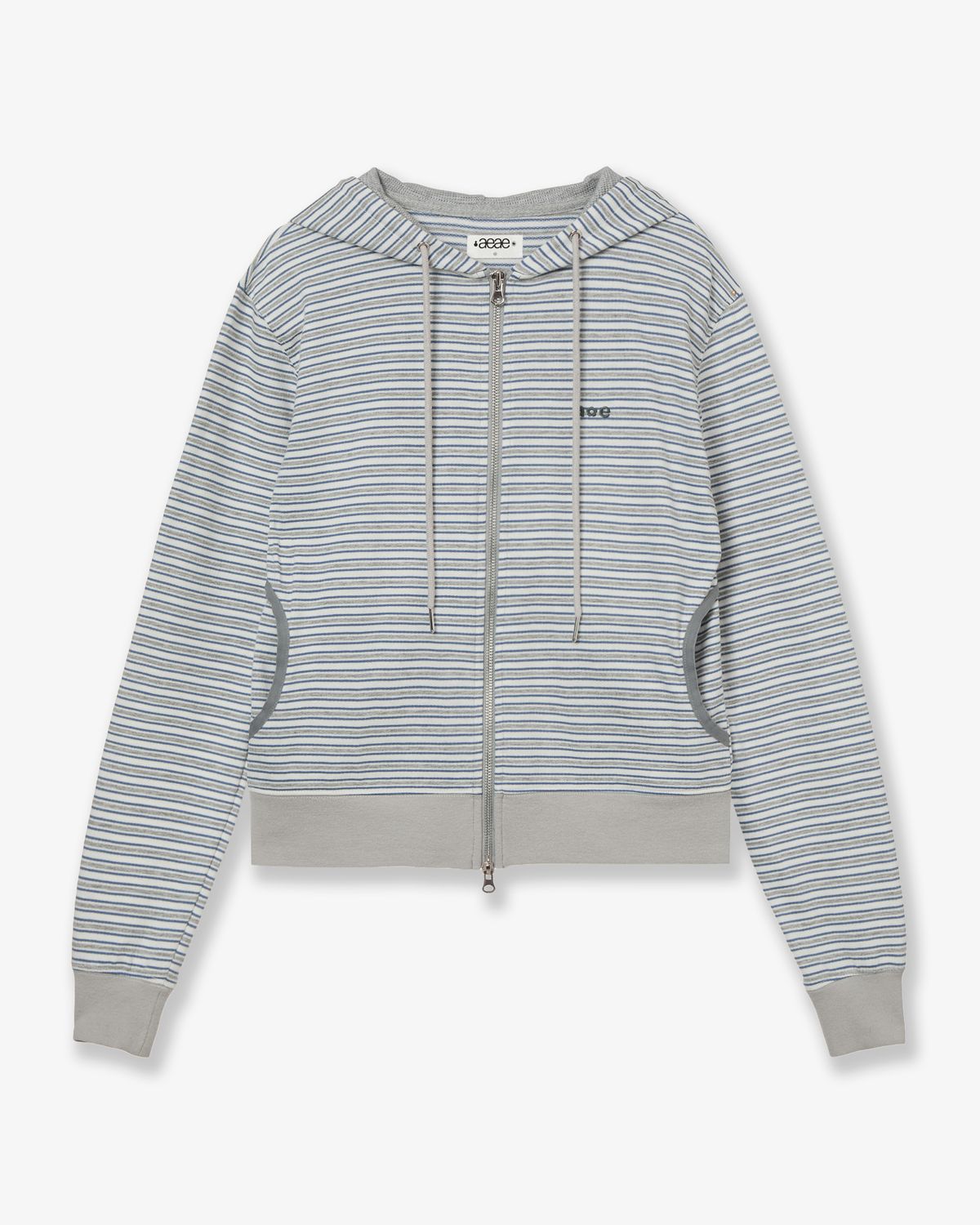 🇰🇷訂購｜aeae 26SS｜STRIPE HOODIE ZIP UP 2色 