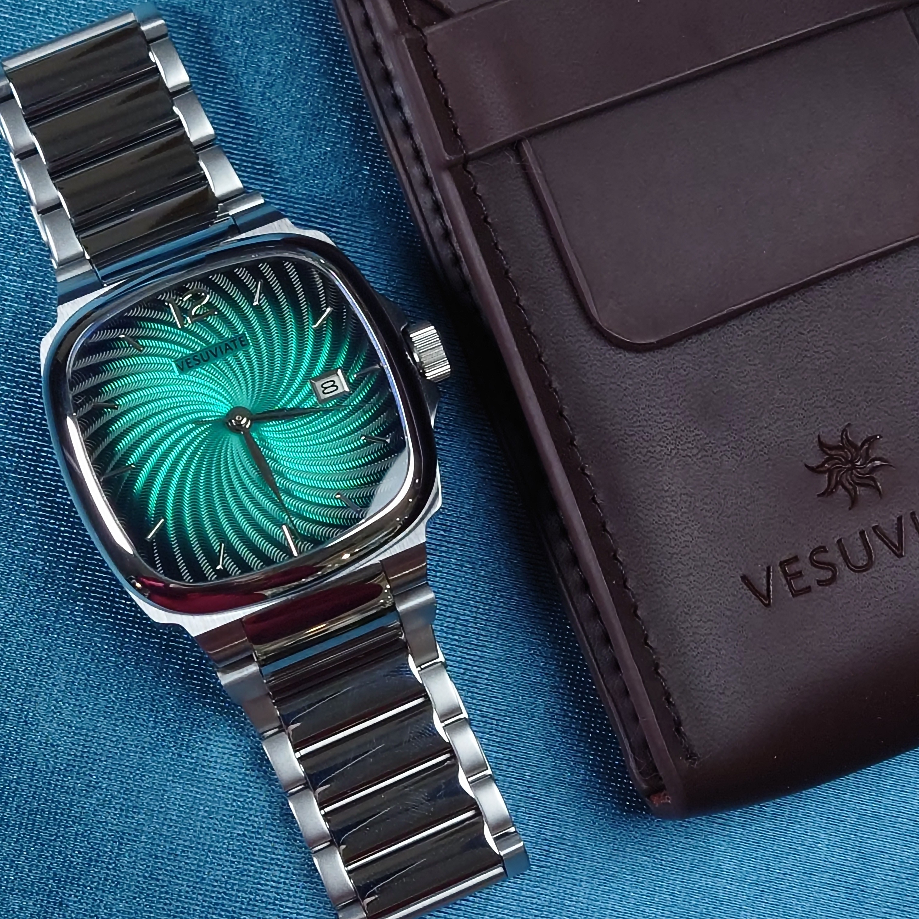 VESUVIATE Attivo Guilloché Edition - Cyan