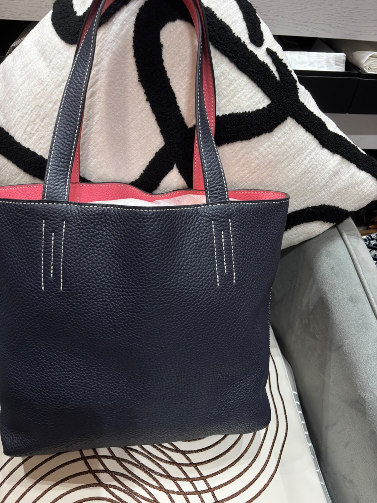 Hermes Double Sens 36 Stamp X 100%Authentic, 98%New ✅Dust Bag
