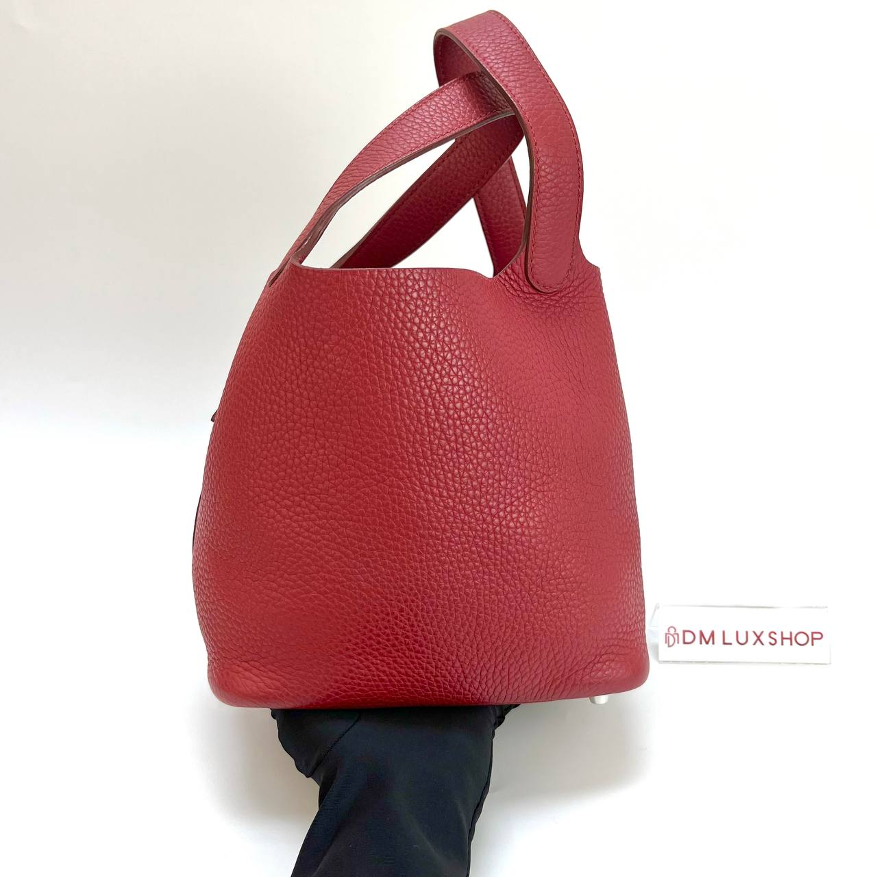 Hermes Picotin 18 Rouge Casaque PHW (Stamp Square P, Y:2012)