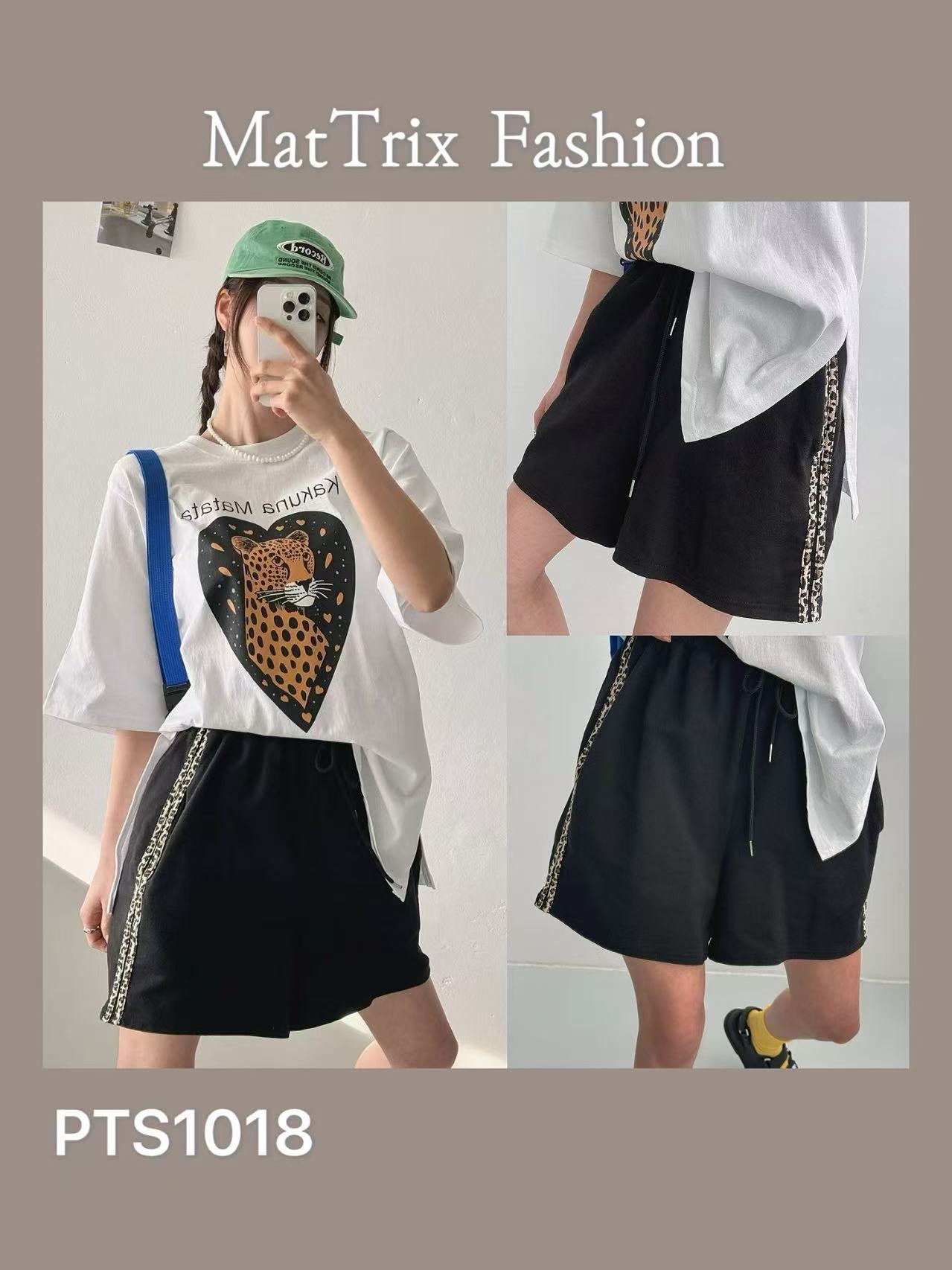 PTS1018 則間豹紋短褲 原價$220