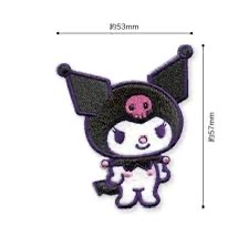 Sanrio kuromi 刺繡燙布貼SCW550 -SCW39