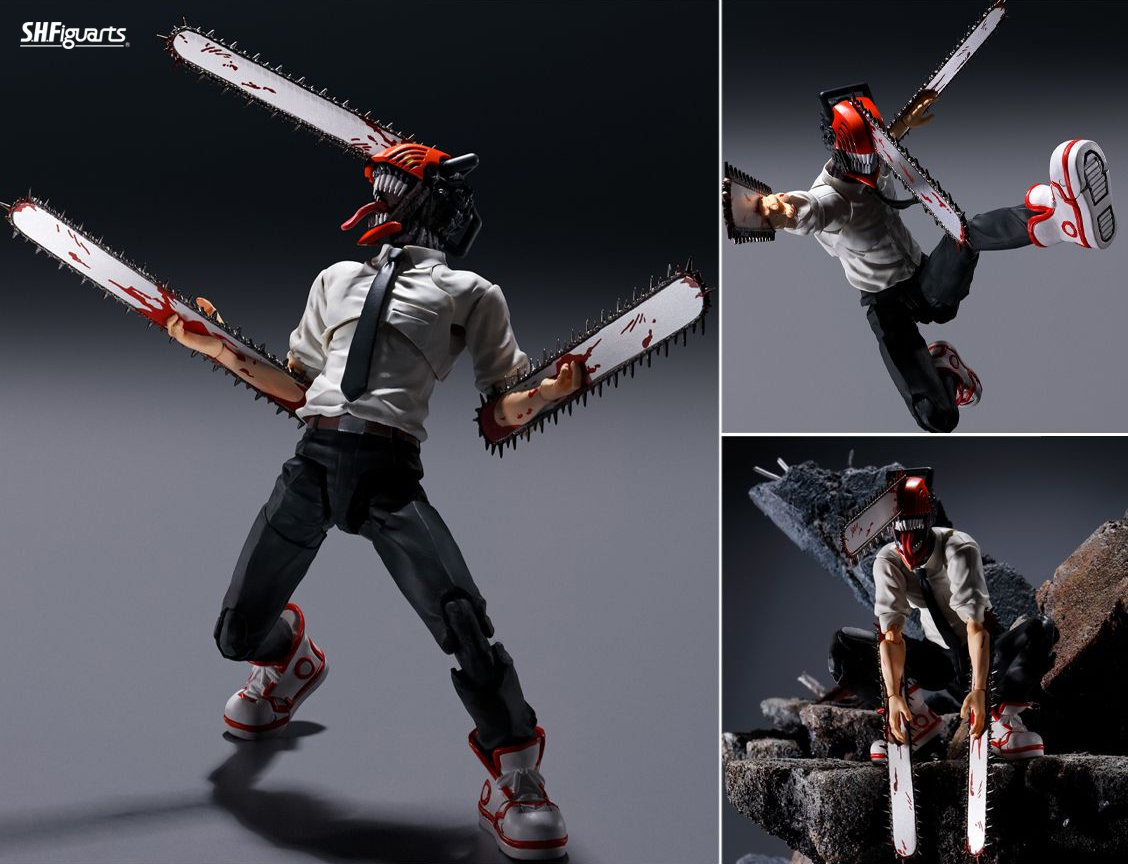 (預訂訂金 $100) (總價 $286) Bandai S.H.Figuarts 鏈鋸人 (再版) (行版) SHF Chainsaw Man 