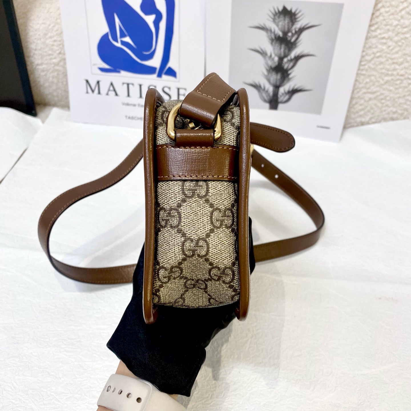 【預訂貨品】GUCCI復古老花相機包