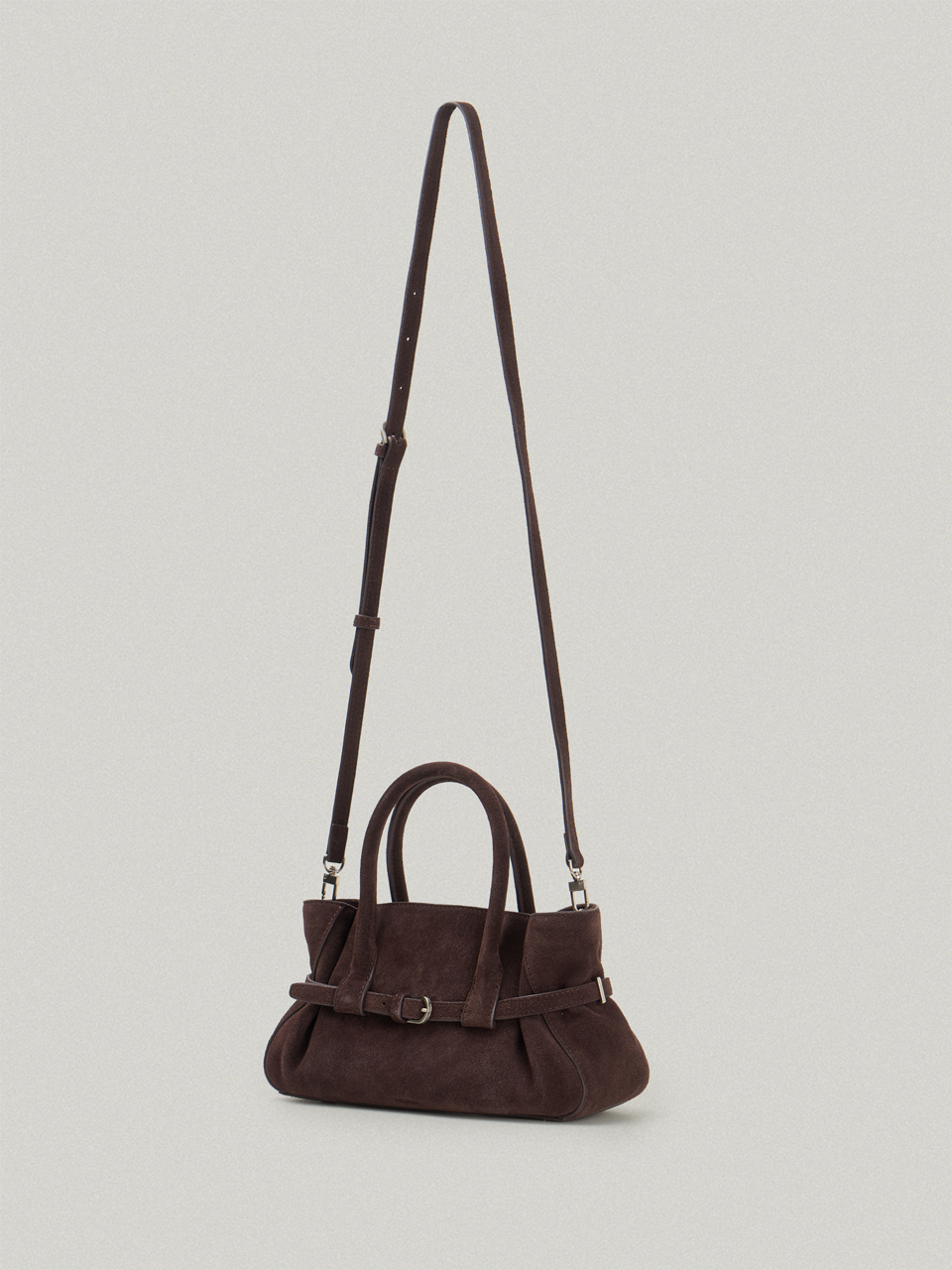 MINI HAVI BAG-SUEDE (BROWN)