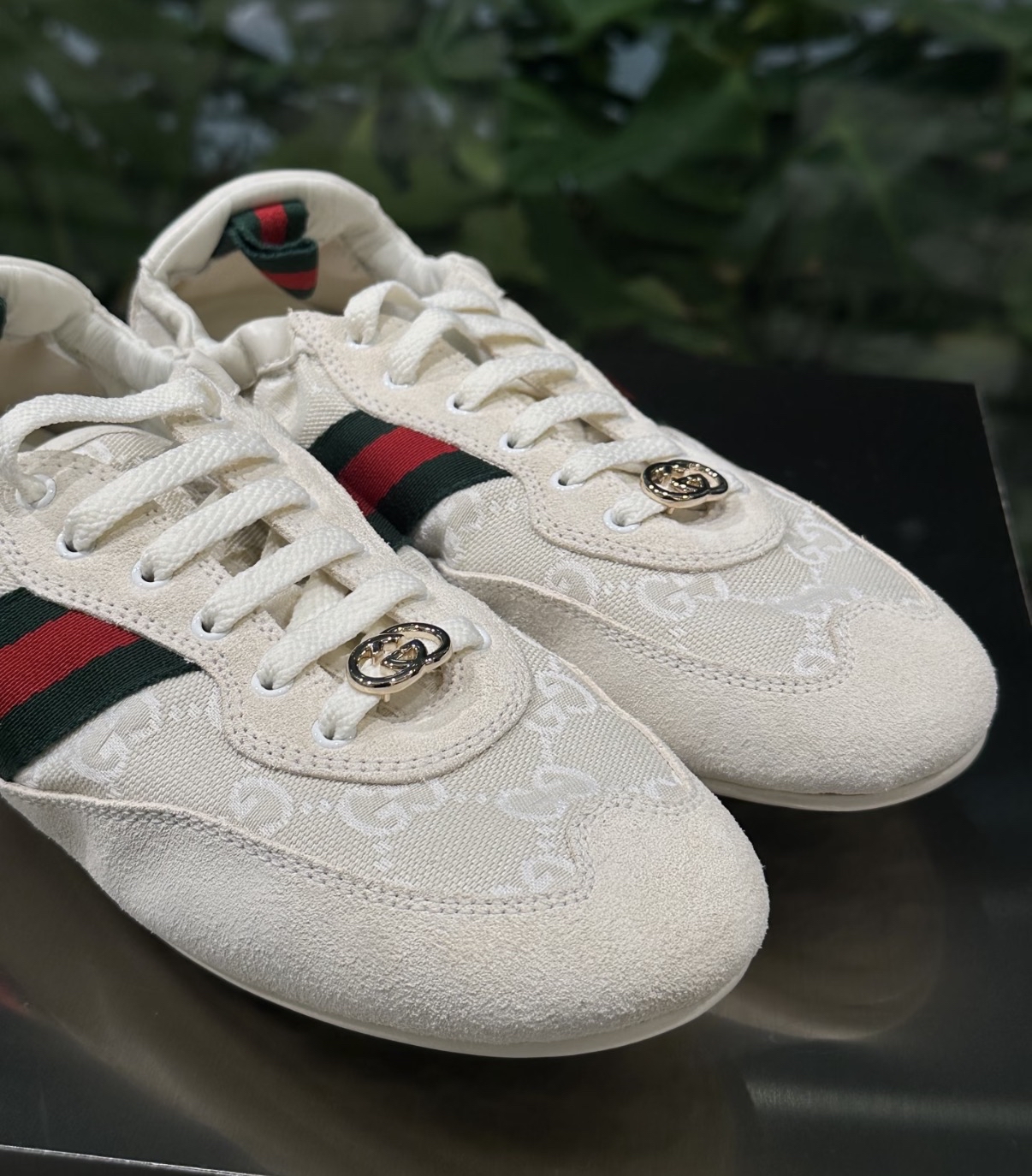 限時優惠✨新款🆕訂貨🍒 Gucci suede sneaker   🔖Size 36/37/37.5/38/38.5/39/40