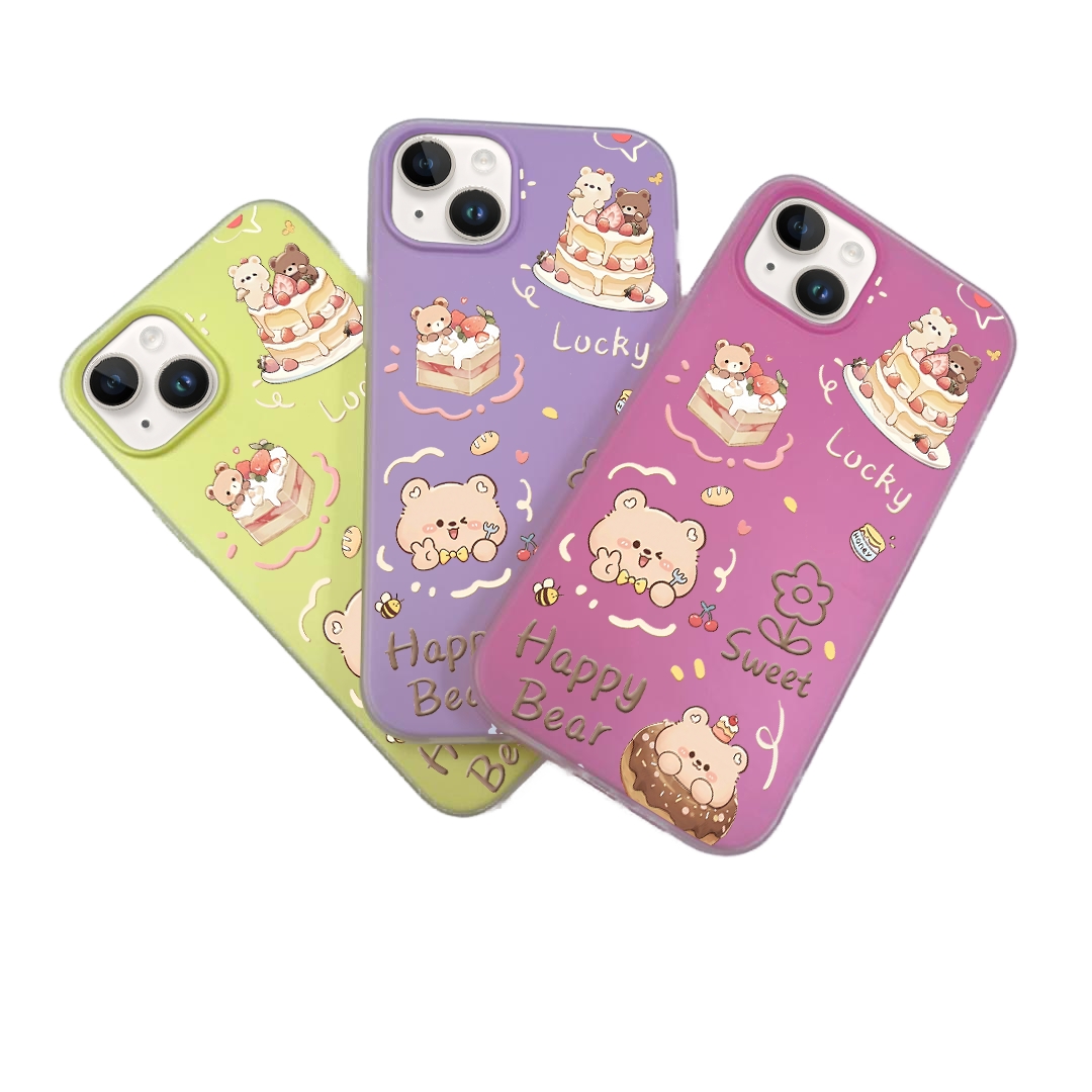 JELLY CASE PHONE FOR IPHONE - DESIGN BEAR B