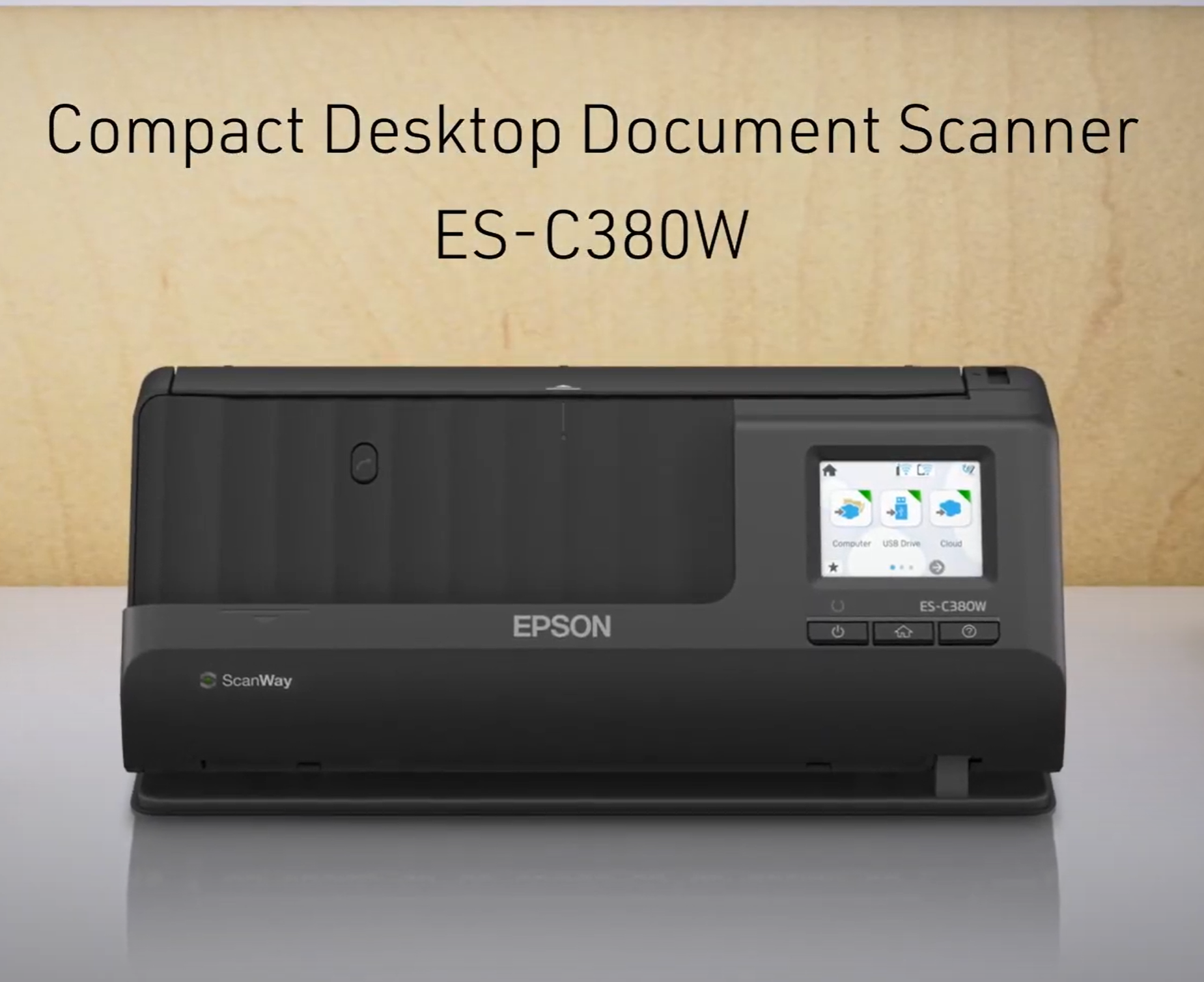 Epson WorkForce ES-C380W A4 Wi-Fi USB Document Scanner Product similar ES-C580W