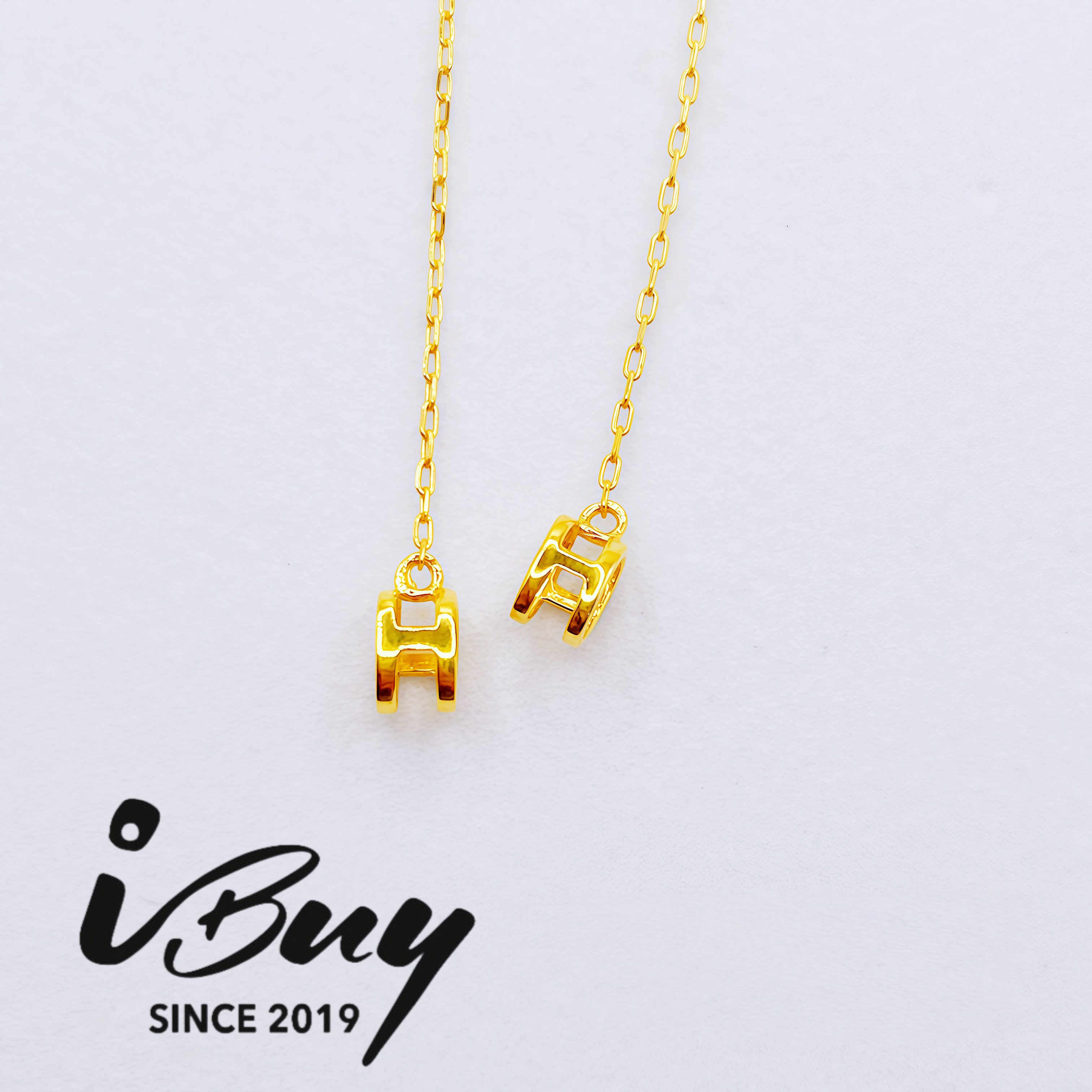 916 GOLD H EARLINE 916 金 H 耳线