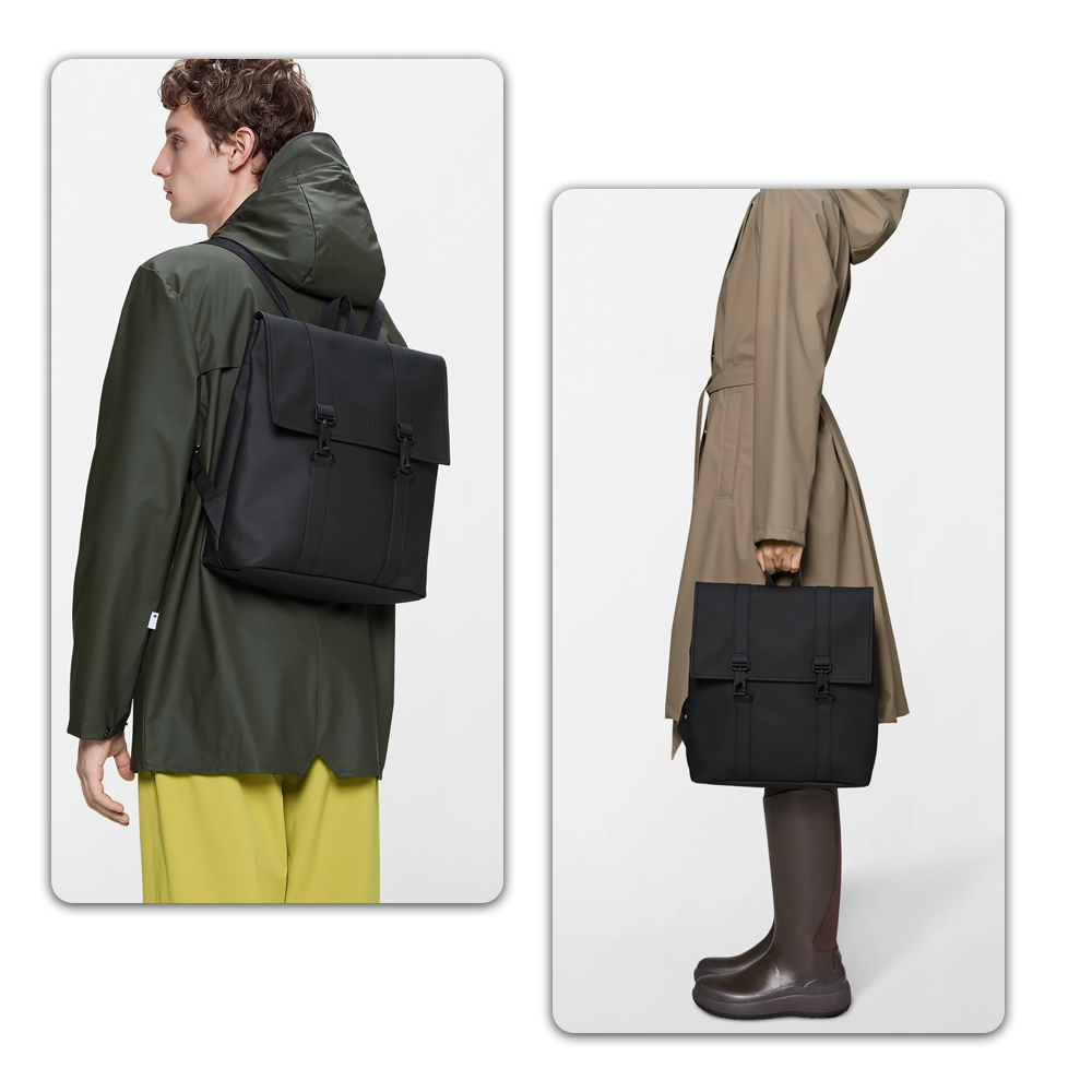Rains MSN Bag Mini | Rains MSN Bag Mini 經典防水MSN 迷你版雙扣環後背包