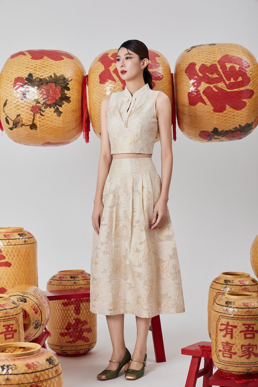 无袖旗袍上衣 2620