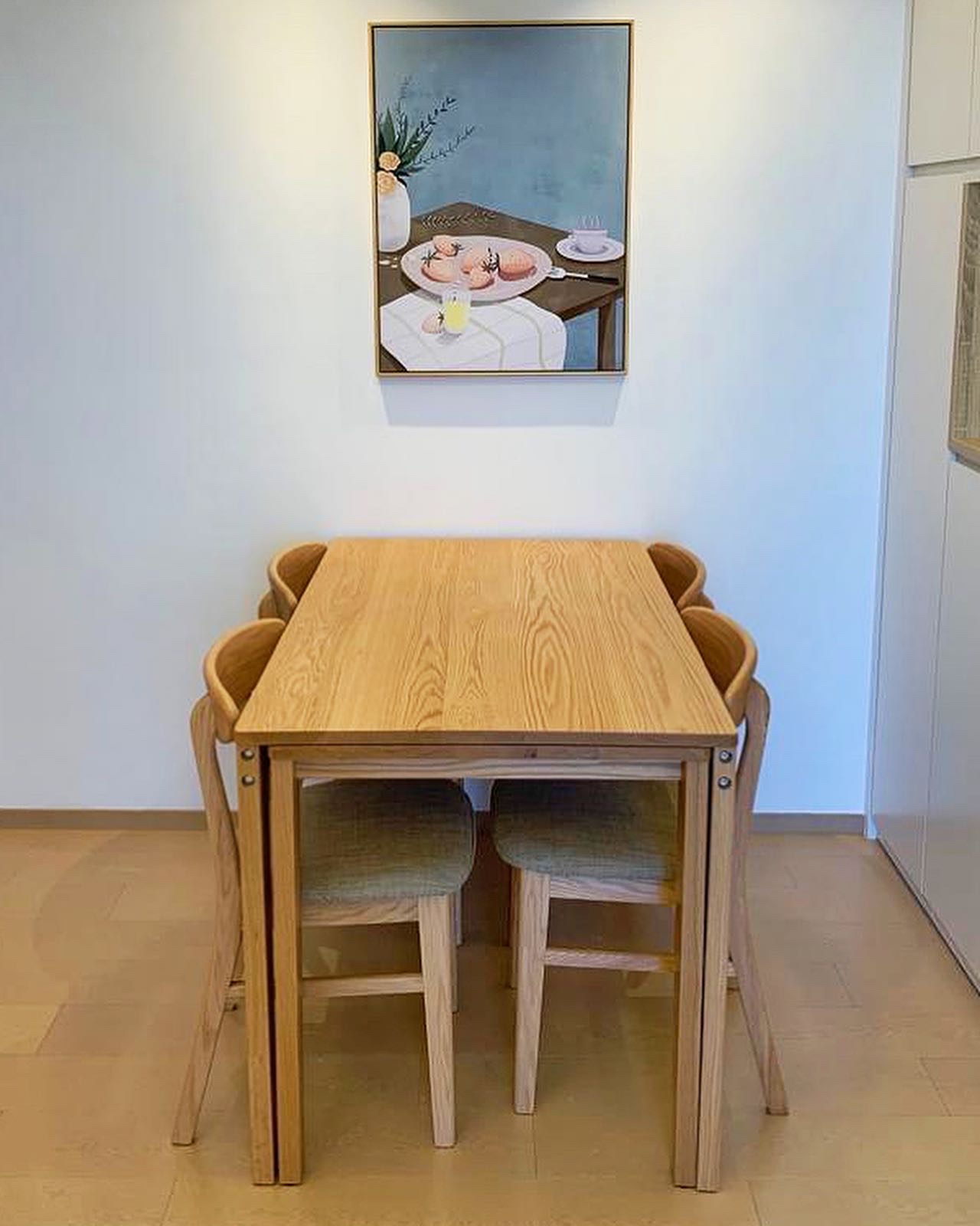 #期間限定 LONG D 伸縮餐桌 (餐桌椅套裝)