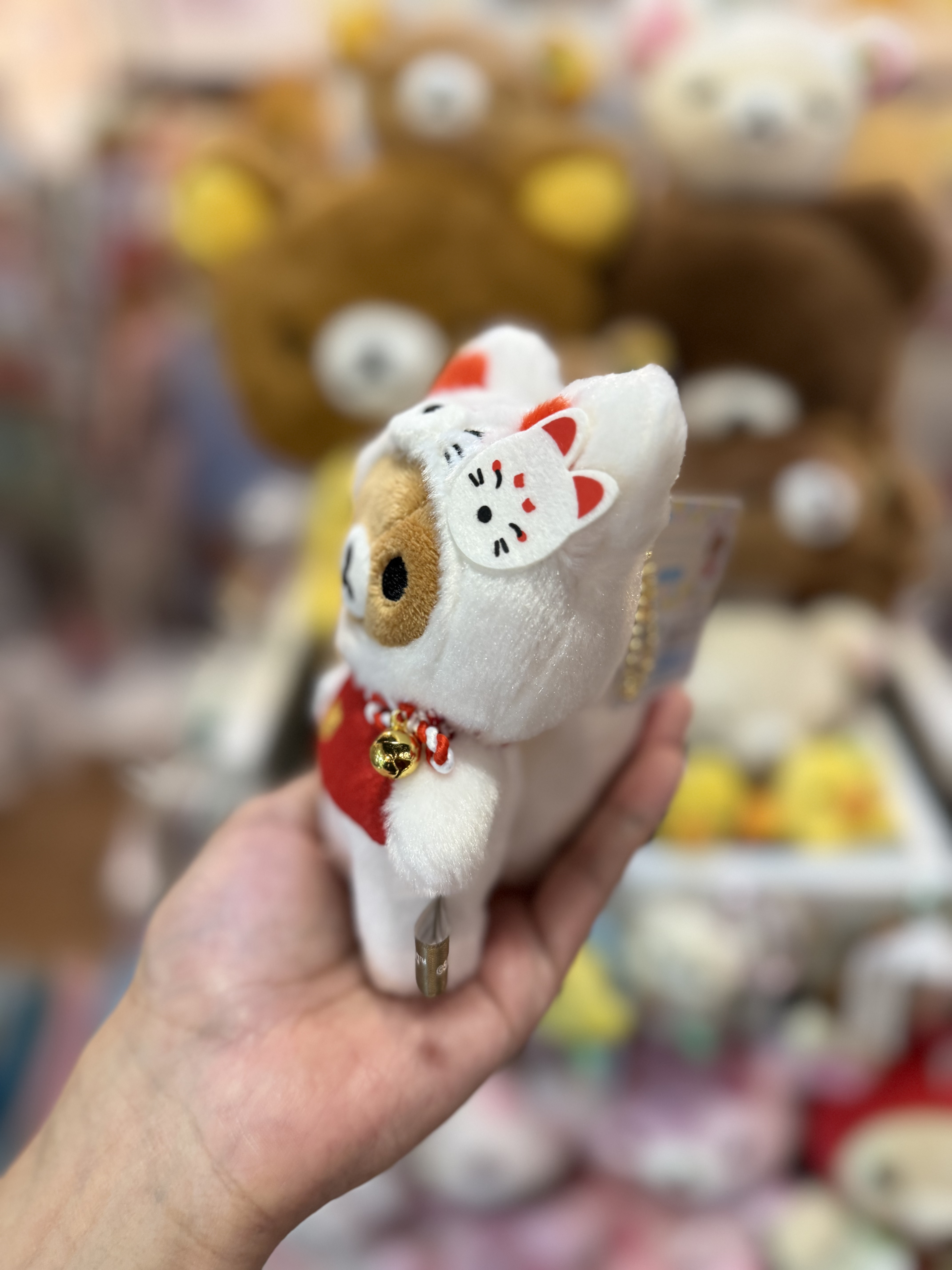 《現貨》日本京都店限定 Rilakkuma 白狐造型掛飾