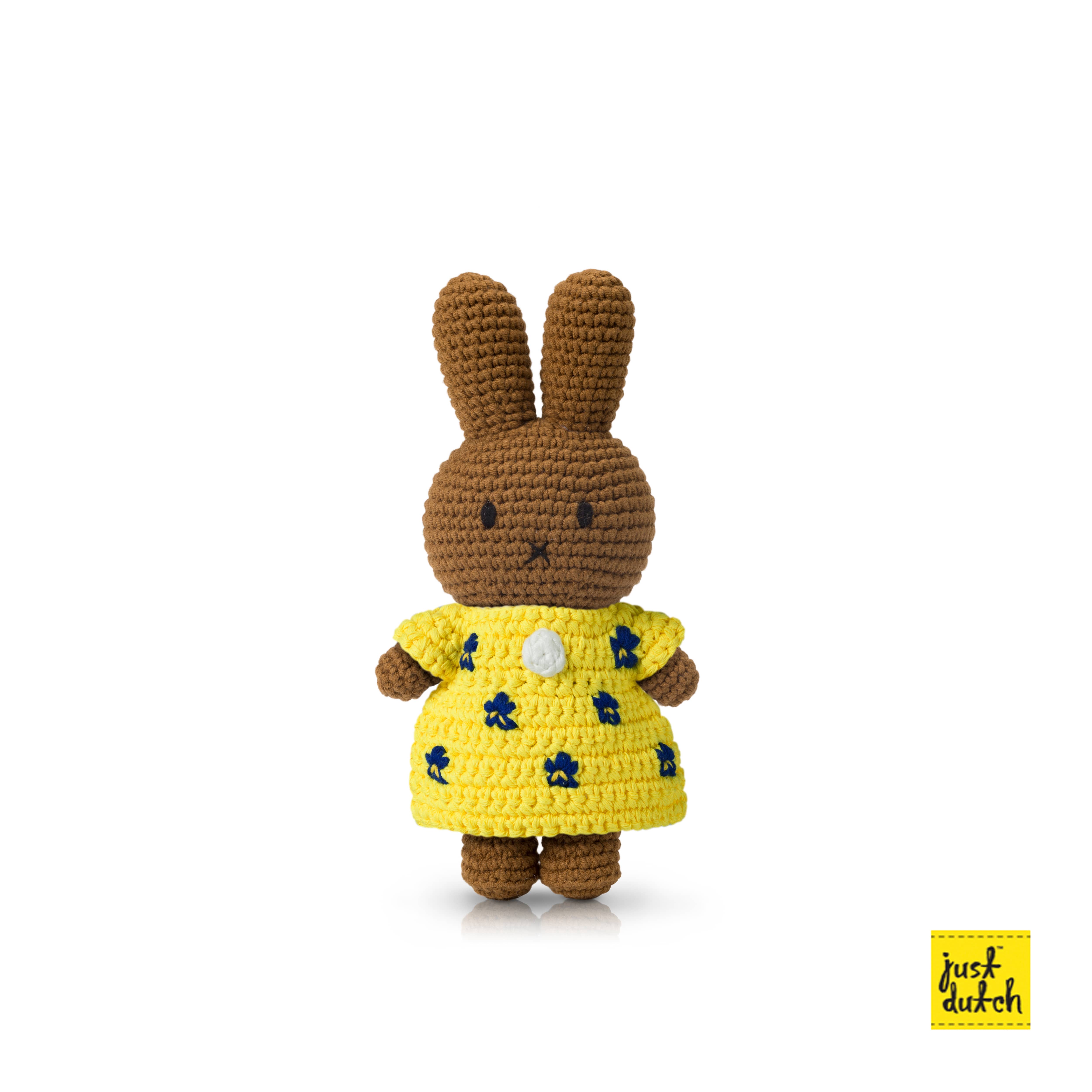 📦訂購 台灣代購 荷蘭 Just Dutch 手工編織 米菲 Miffy Melanie 鳶尾花洋裝 公仔