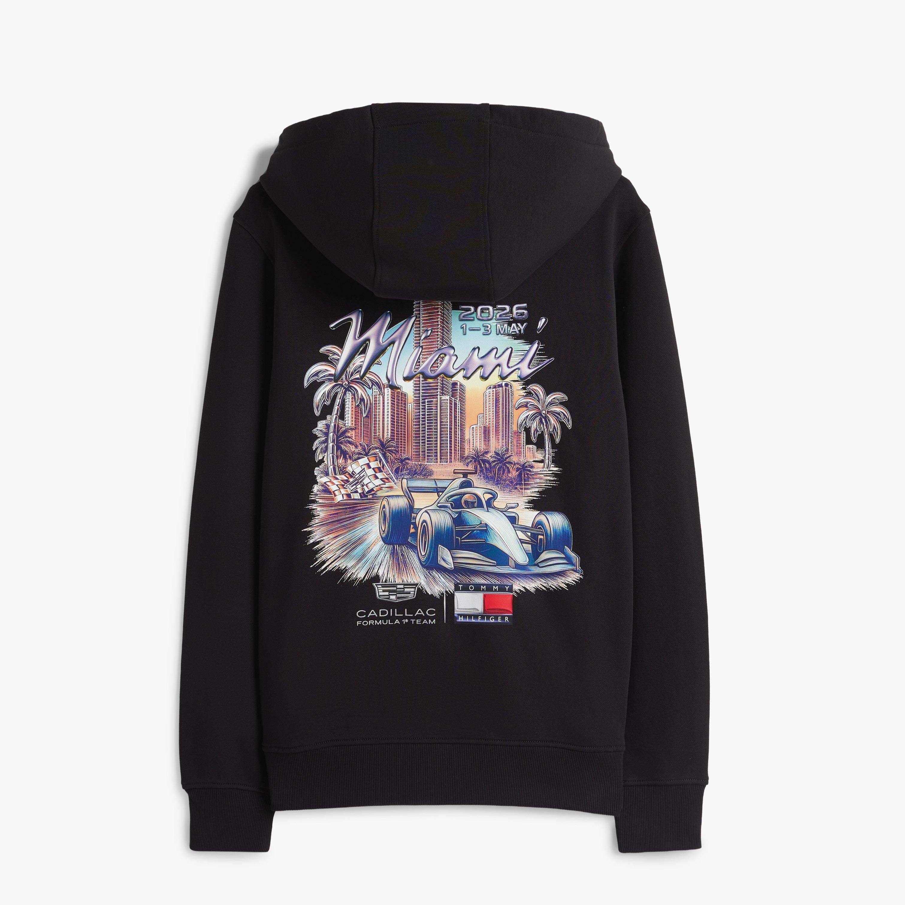 TH x Cadillac F1 Team 凱迪拉克車隊 2026 Miami GP特別版連帽衛衣 (黑/粉) MN00065