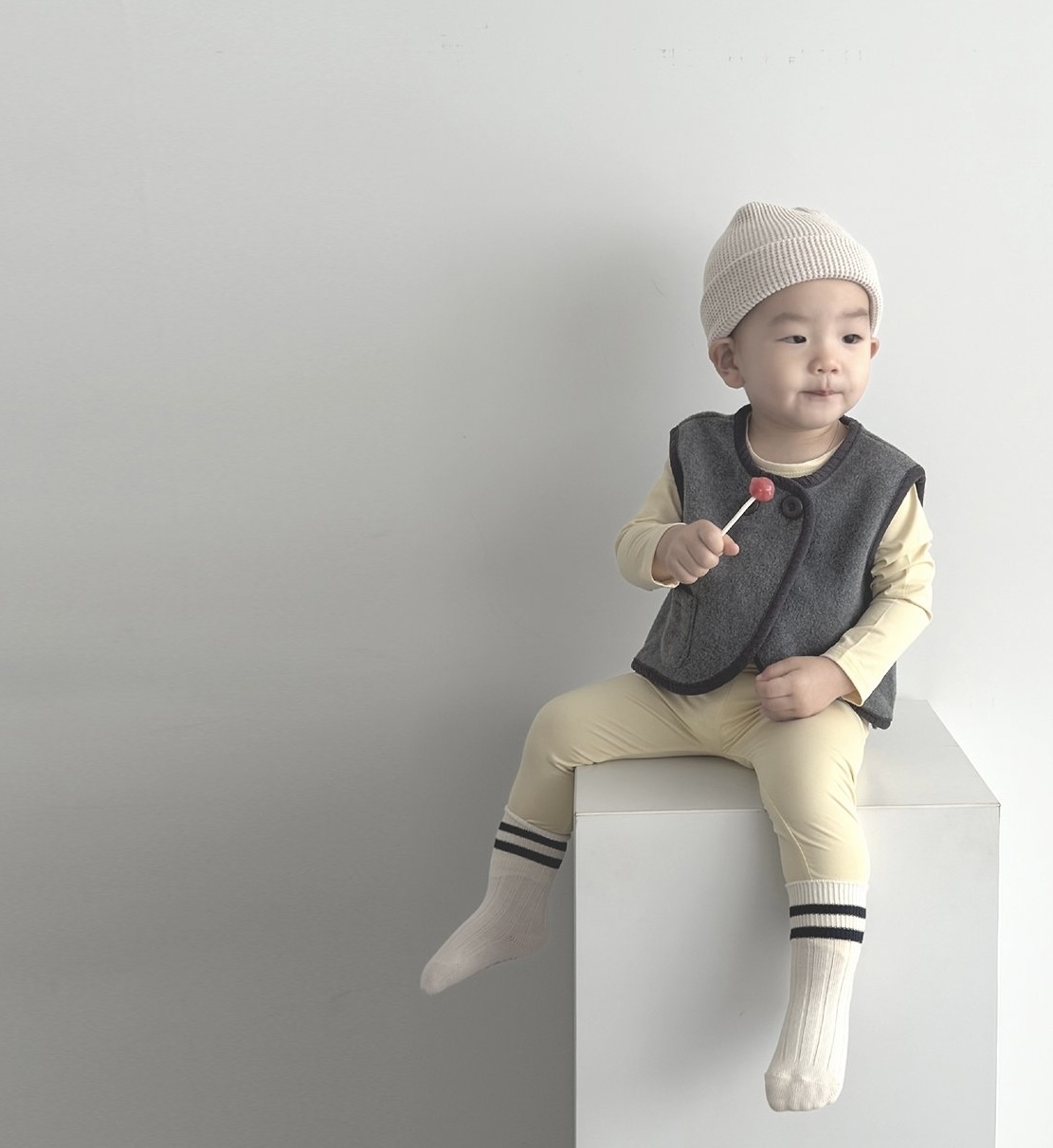 韓國保暖Cotton candy vest(Baby size)