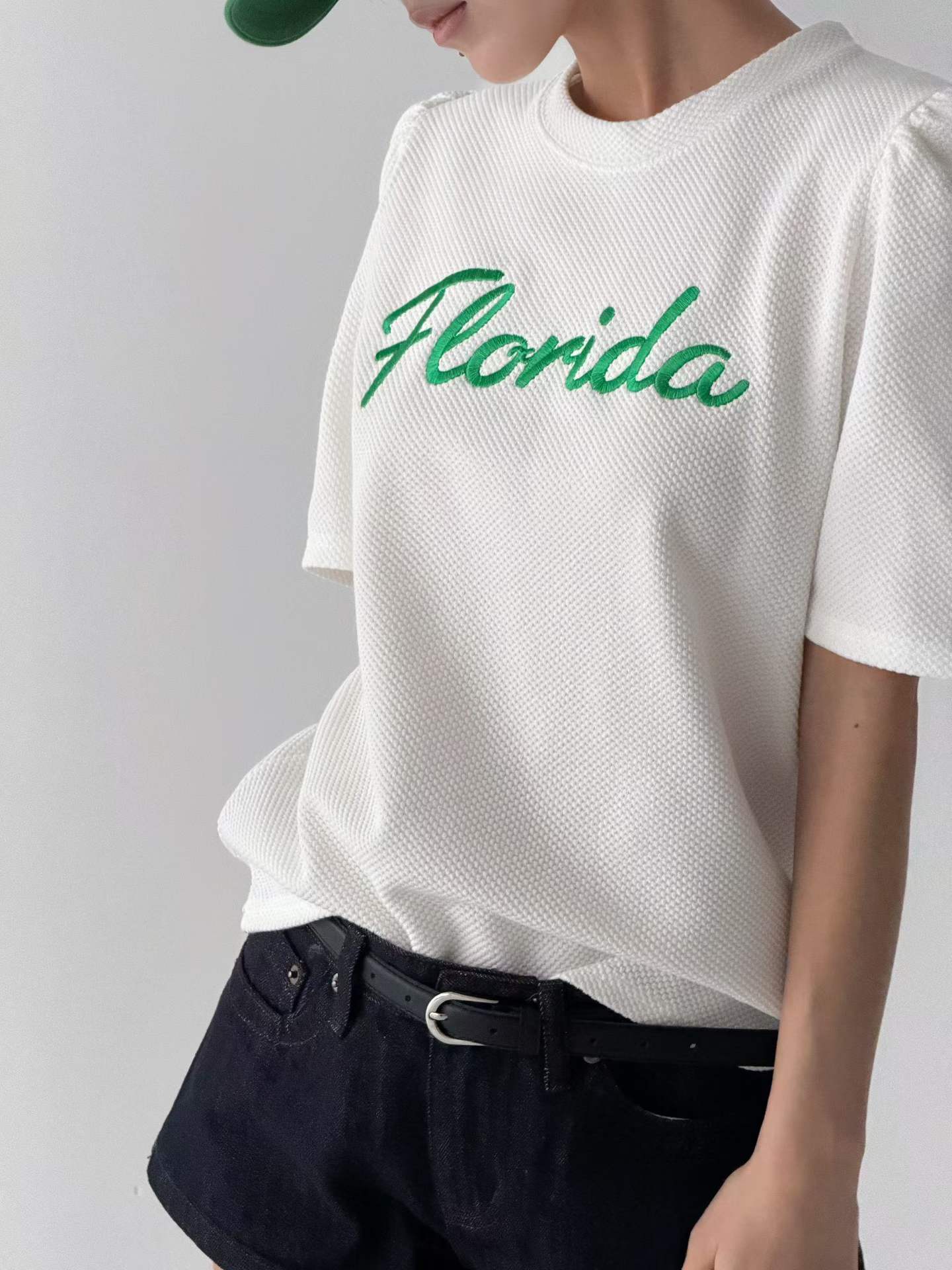 <限時預購> Florida 華夫格澎澎袖 Top TW260307K03 《9/3截單，預計4月中旬到港》