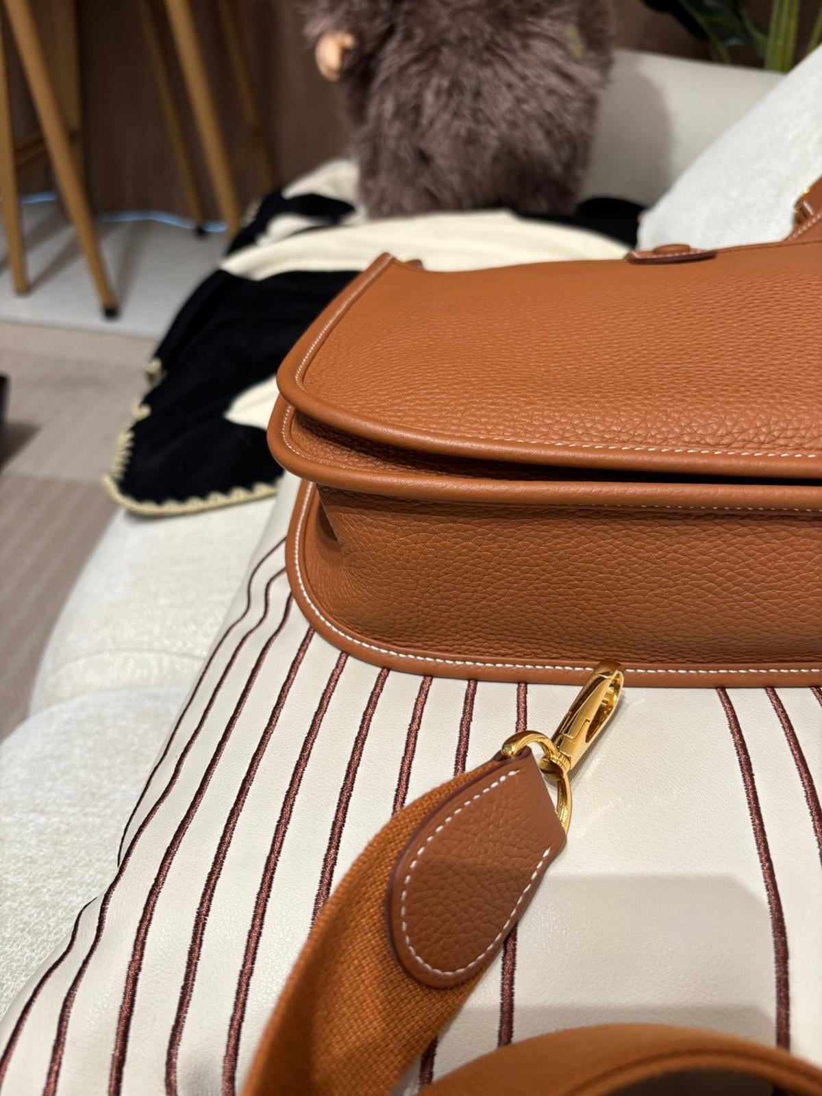 Hermes Evelyne 29 Stamp Z 金金 100%Authentic, 99%New ✅Dust bag✅Box