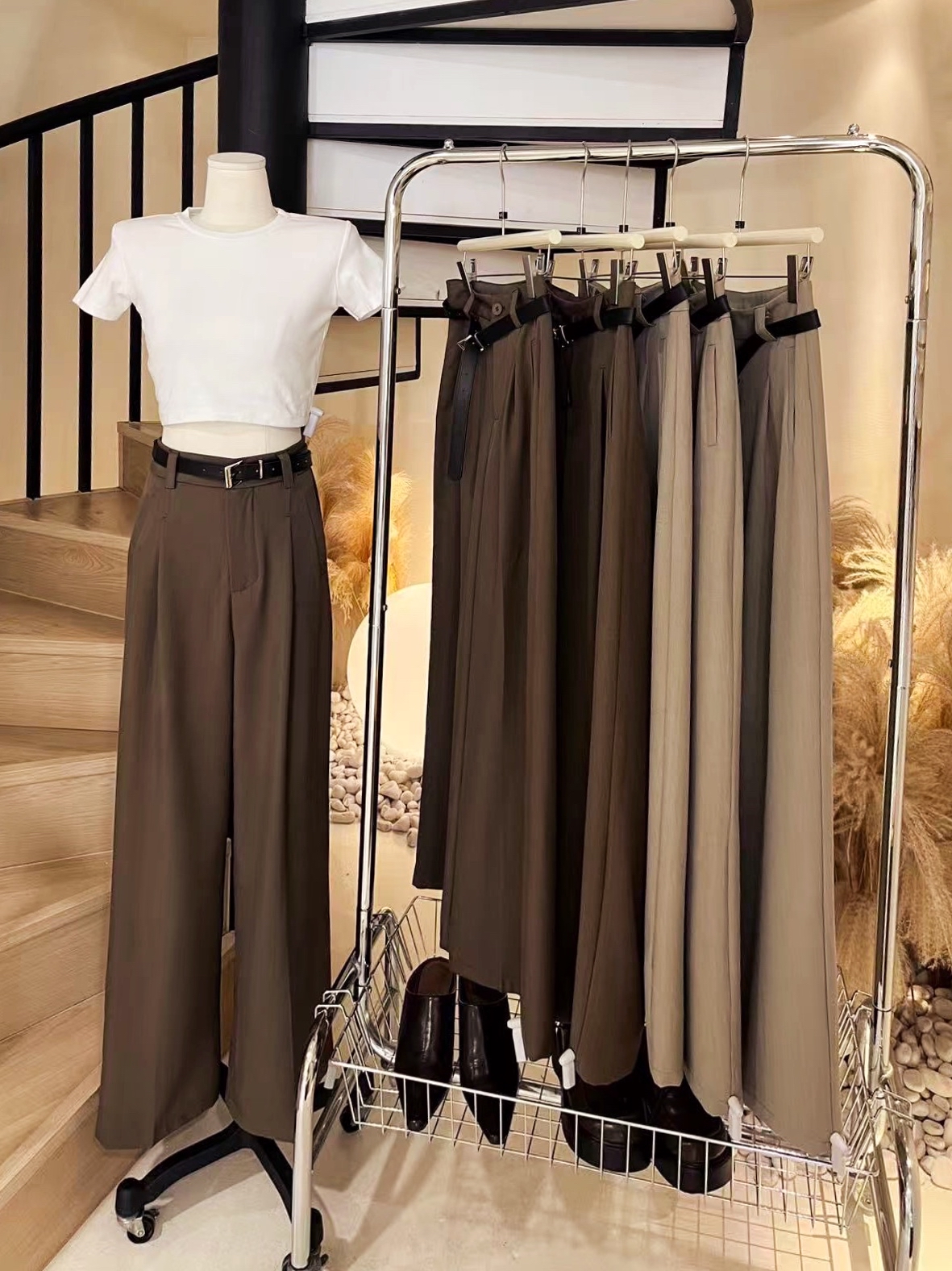 25199西装长裤+腰带