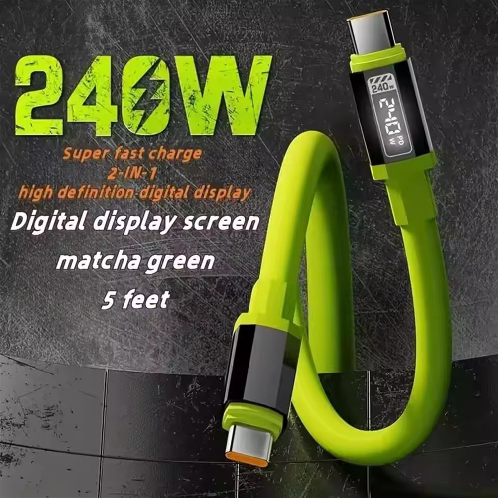 240W超級快充 Type C to Type C 0.3米 PC6524