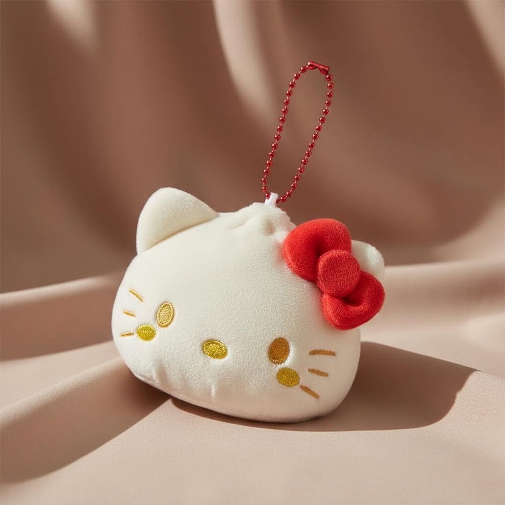 Sanrio - 公仔掛飾 (中華包子Hello Kitty款)
